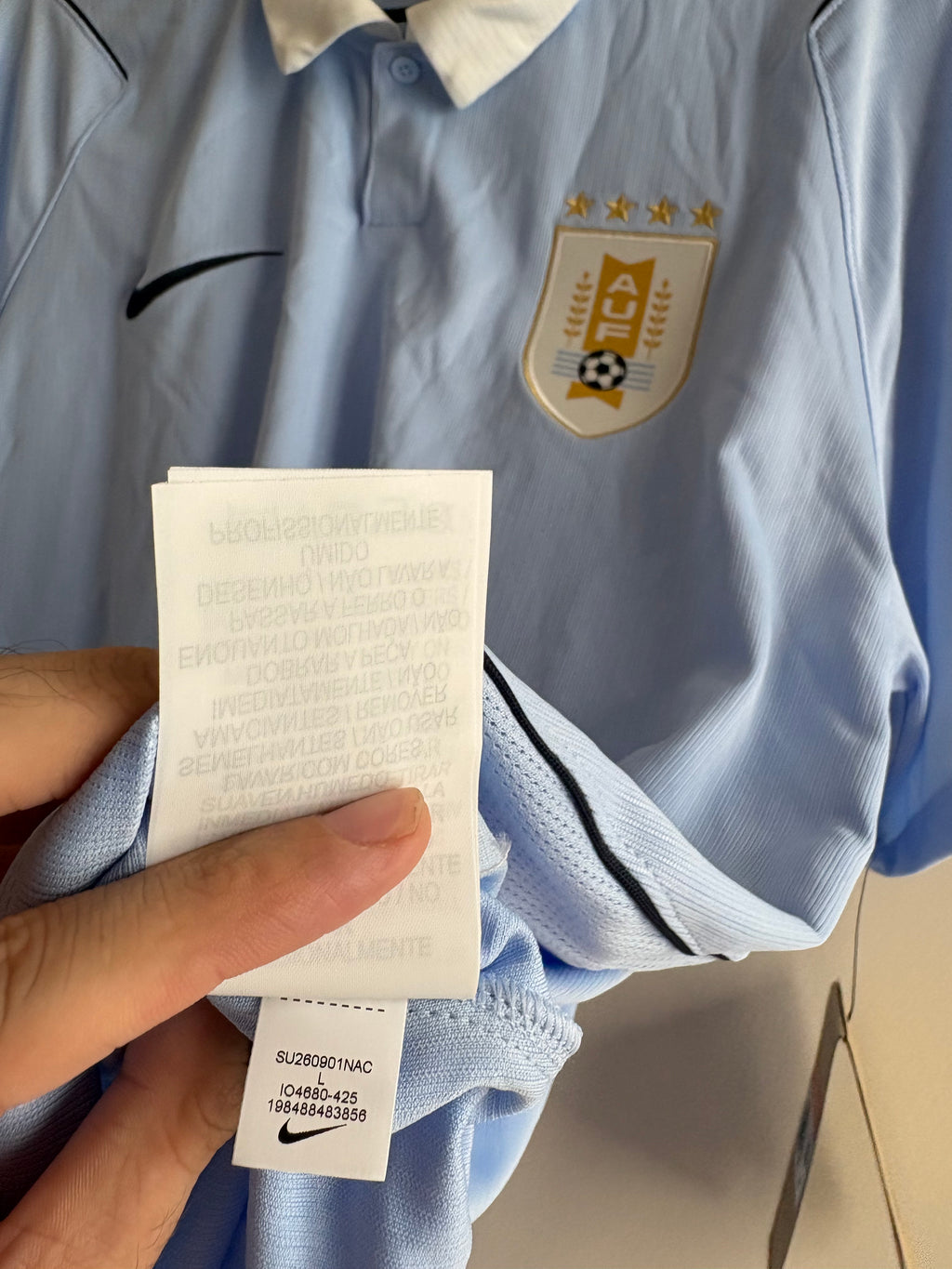 Jersey local Selección Nacional de Uruguay 26/27