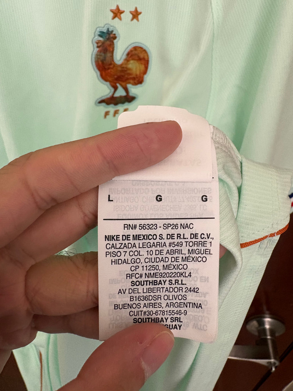 Jersey Visitante Selección Nacional de Francia 2026/27