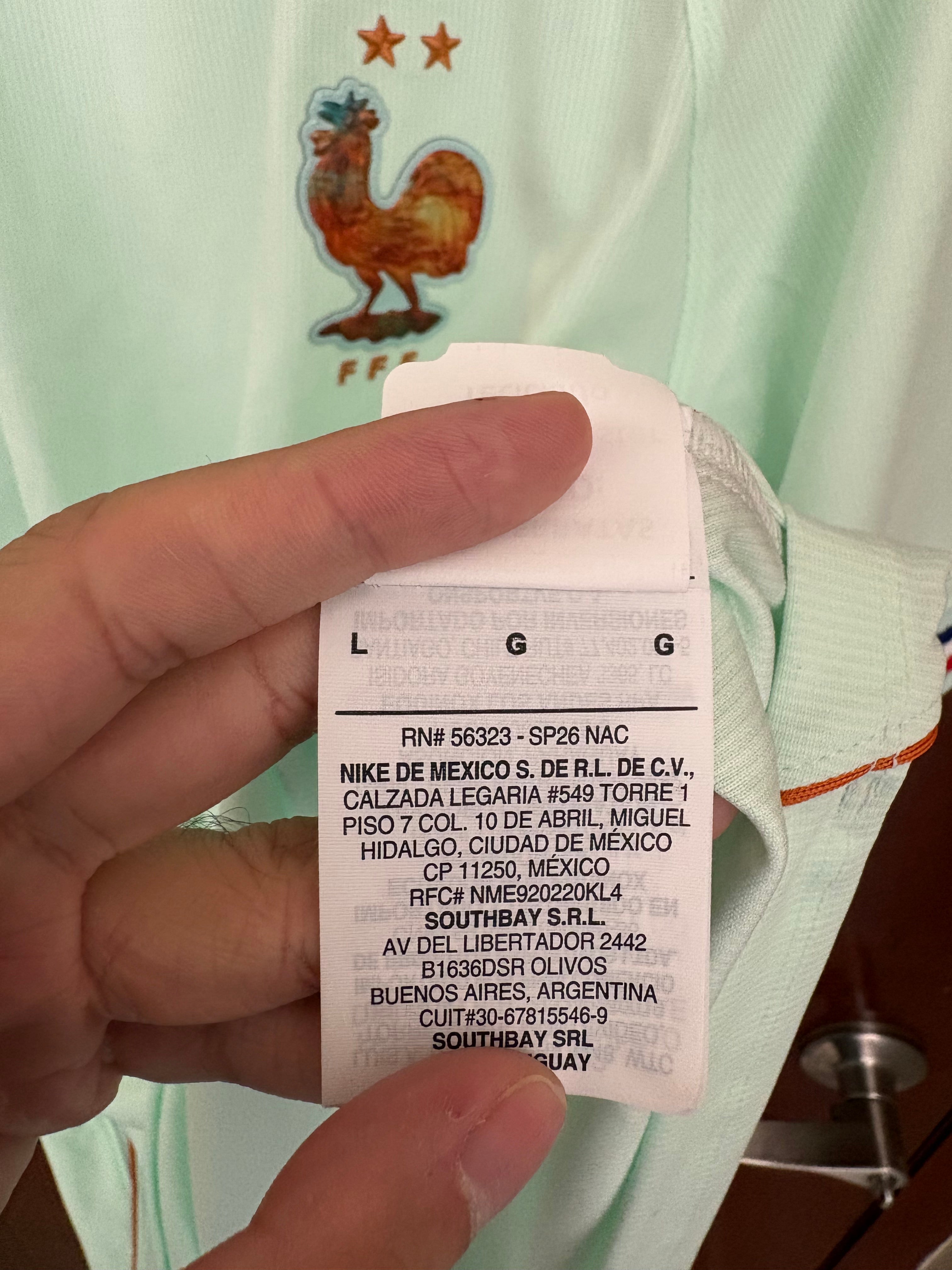 Jersey Visitante Selección Nacional de Francia 2026/27