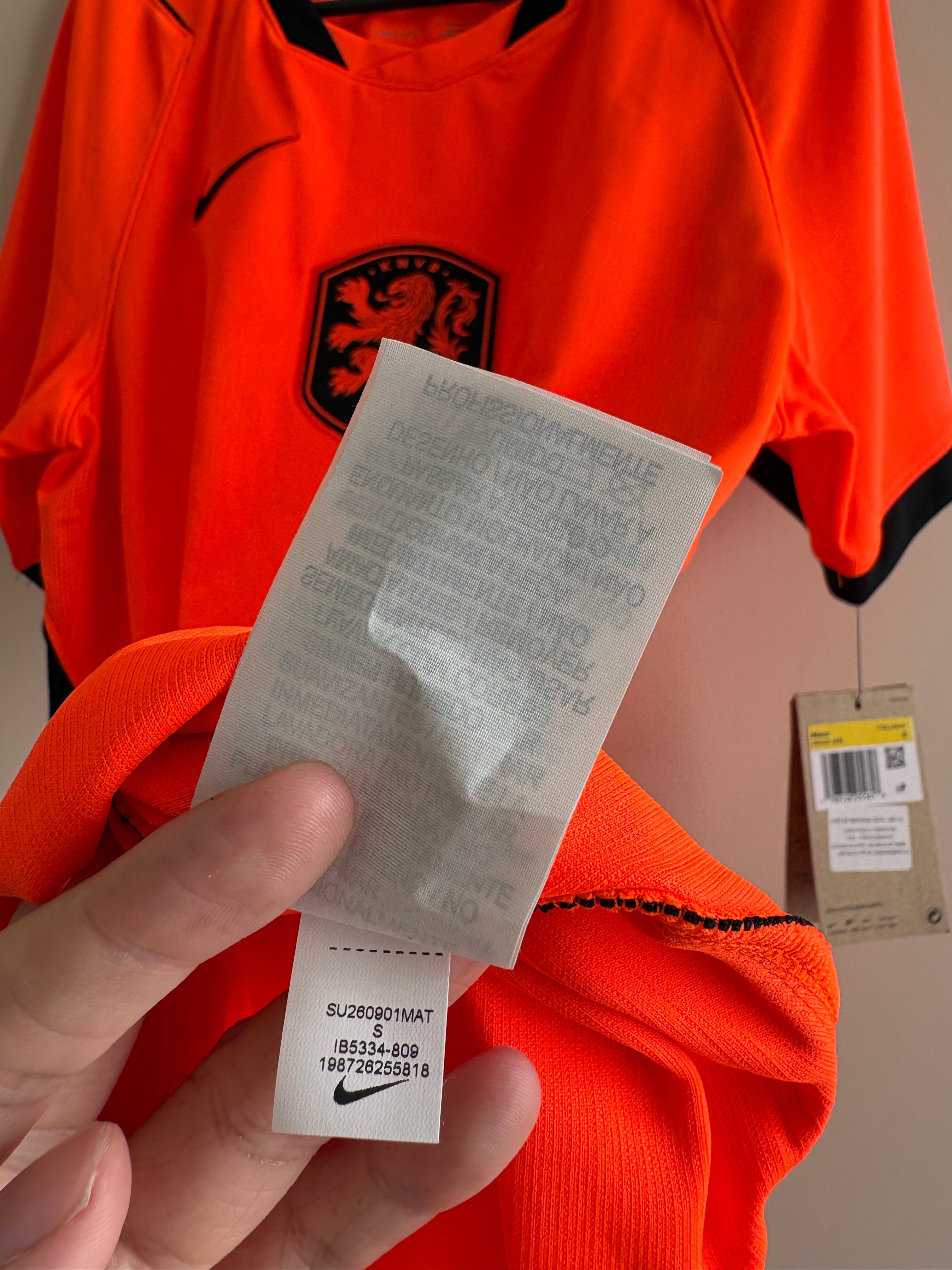 Jersey local Selección Nacional de Países Bajos