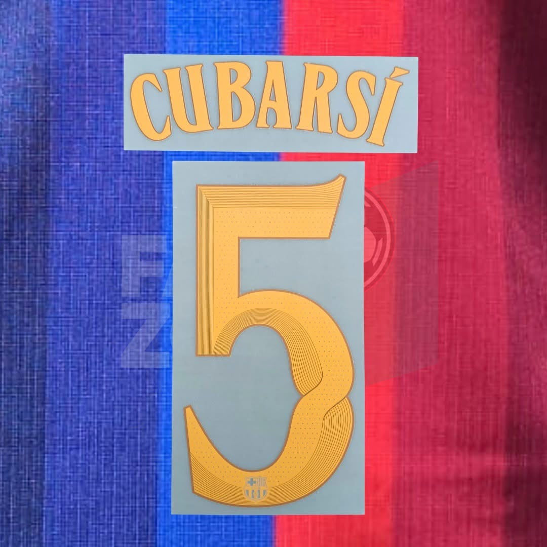 Dorsal Original CUBARSI 2026/27