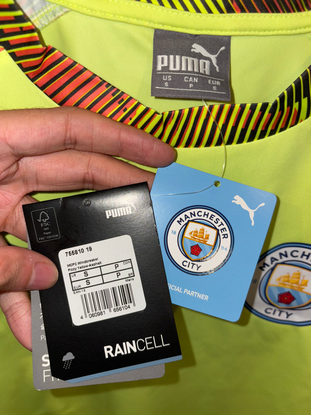 Sudadera estilo Rompevientos Manchester City