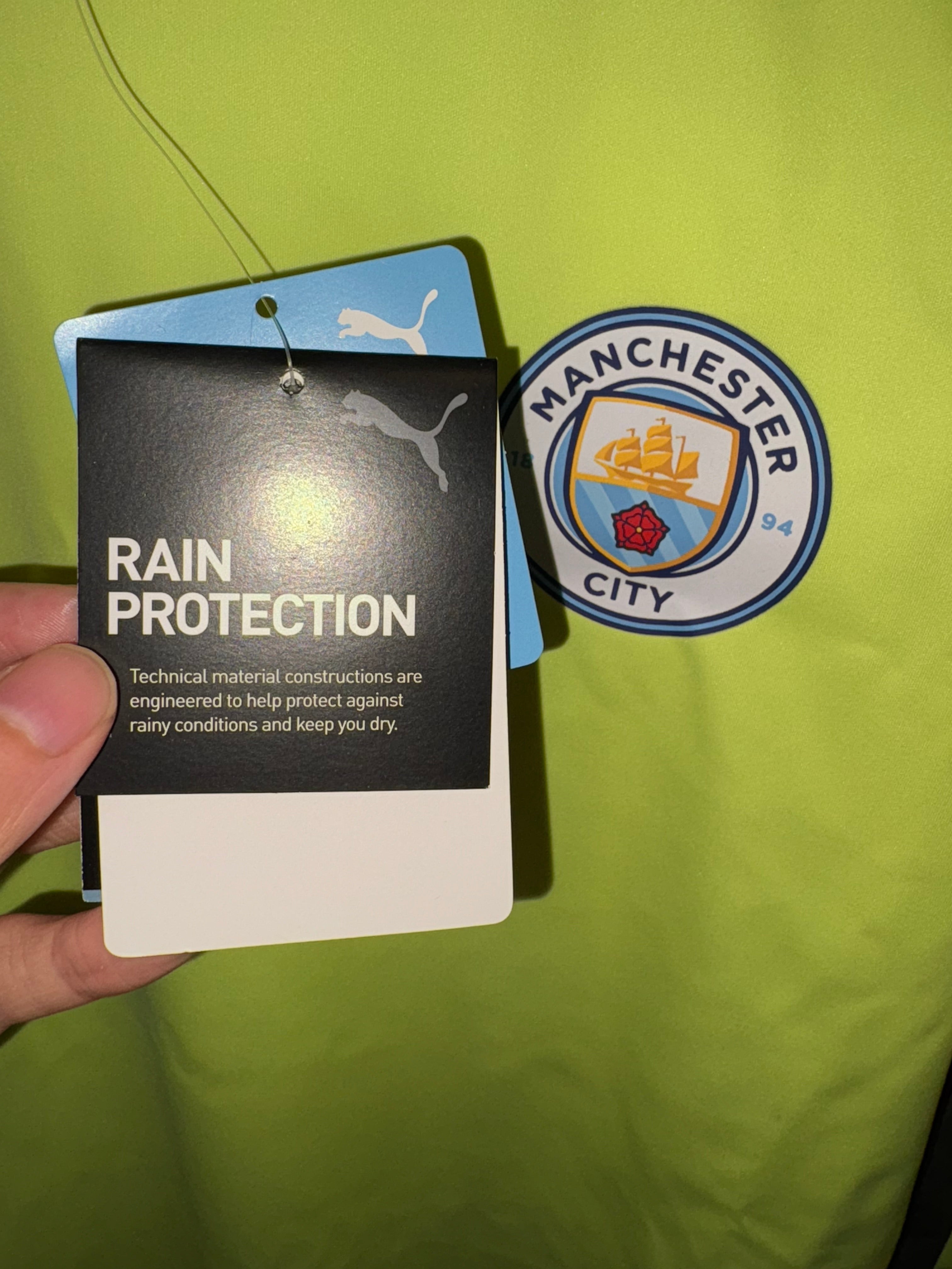 Sudadera estilo rompevientos impermeable Manchester City