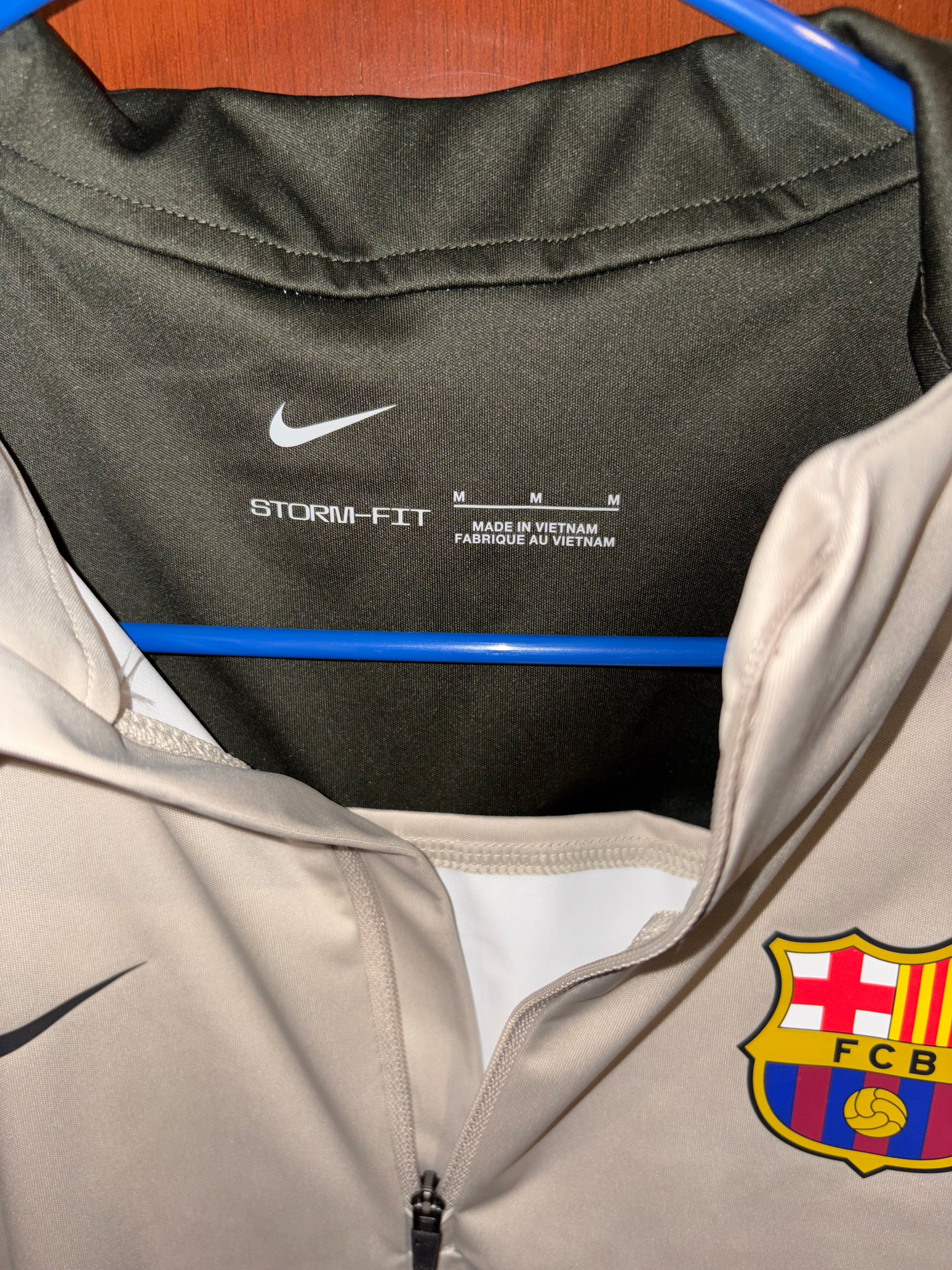 Sudadera de entrenamiento impermeable con cierre 1/4 (Storm-fit) FC Barcelona