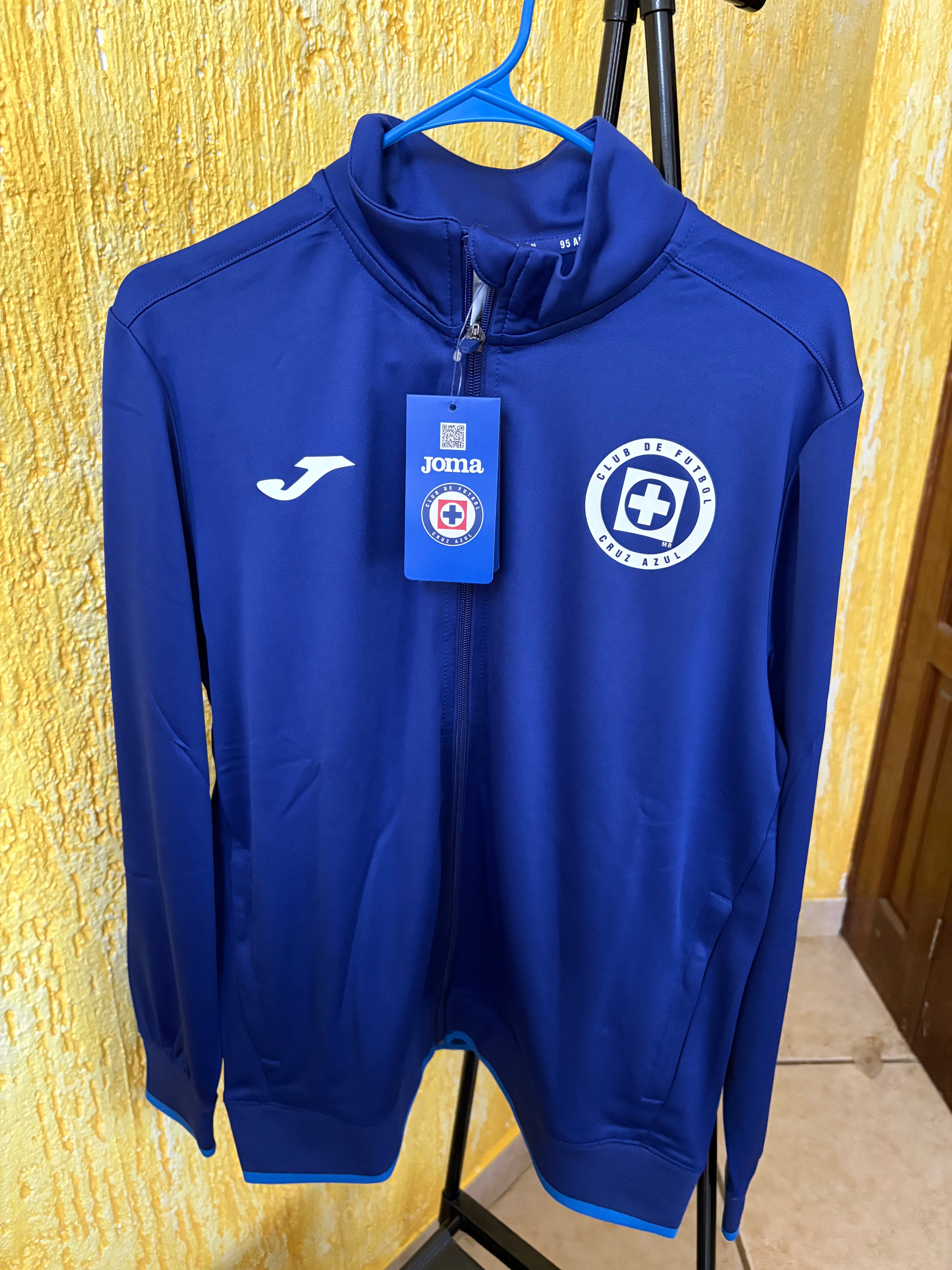 Chamarra de cierre completo Cruz Azul