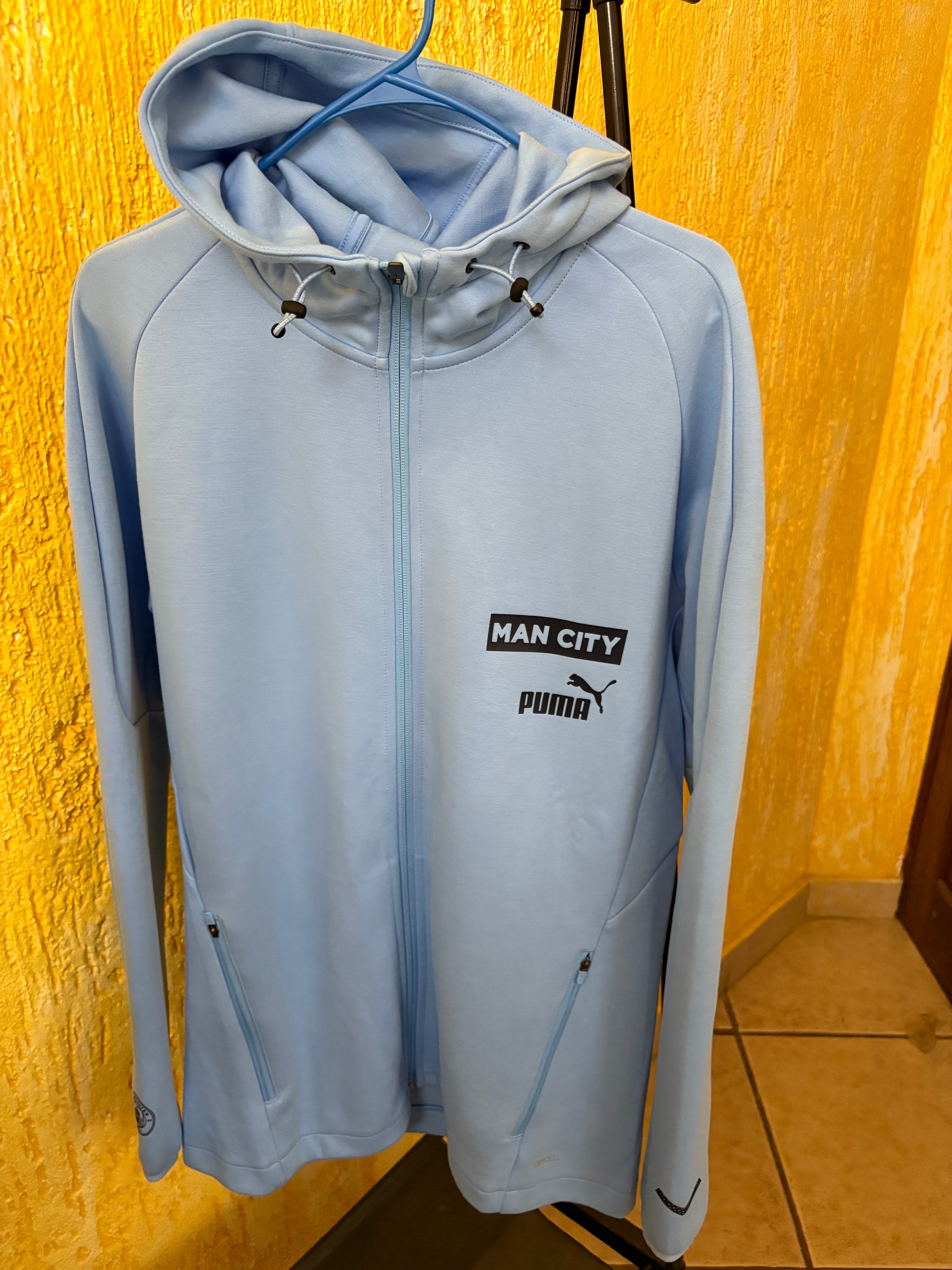 Chamarra con cierre y capucha Manchester City