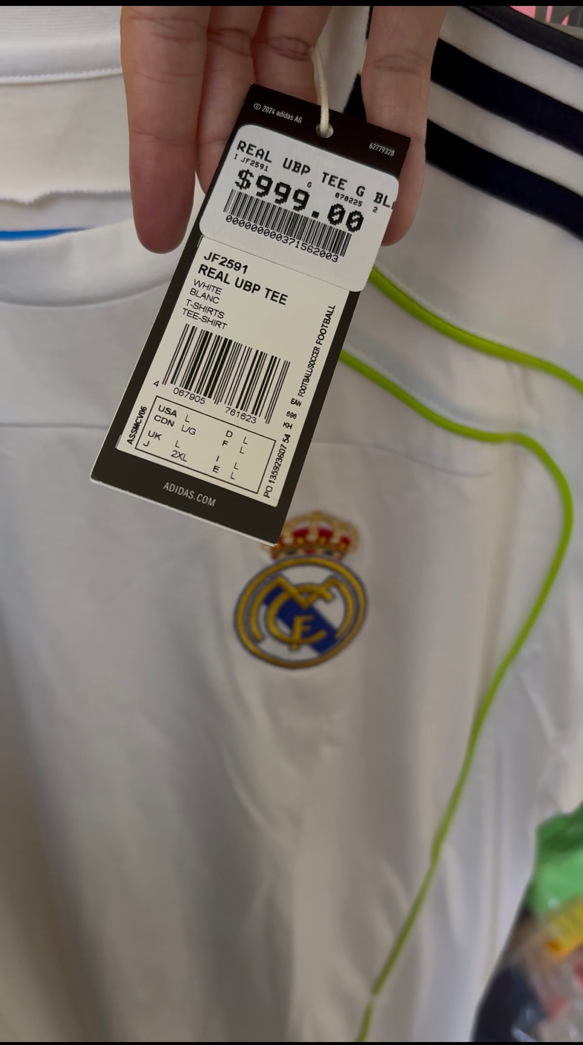 Camiseta Adidas Urban Purist Real Madrid