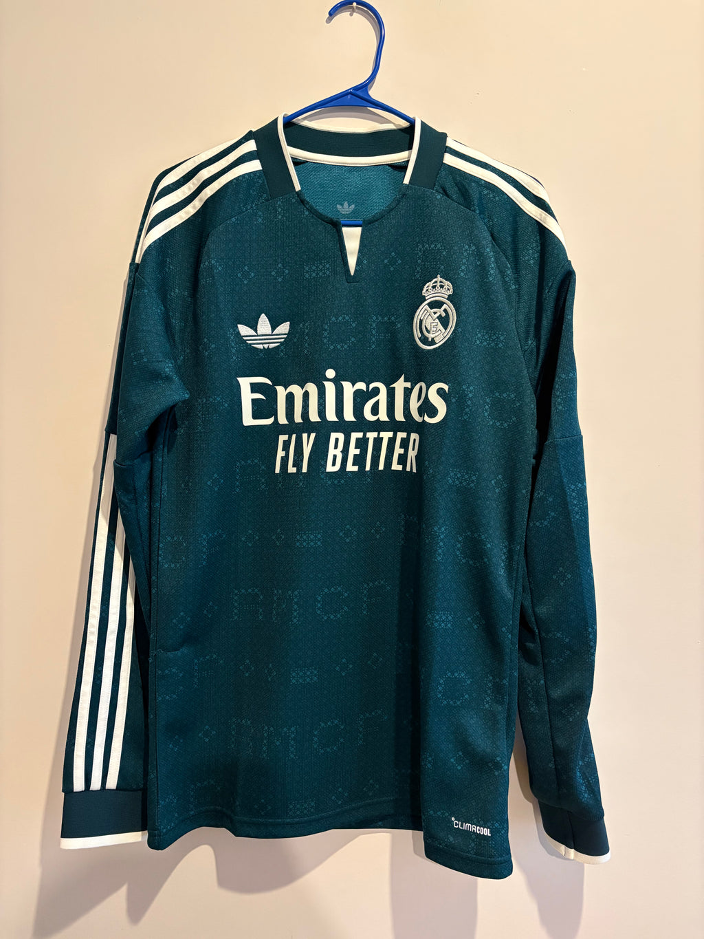 Jersey visitante Real Madrid 2025/26  MANGA LARGA