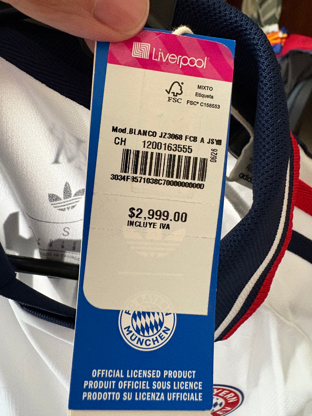 Jersey visitante Bayern Munich 2026/27