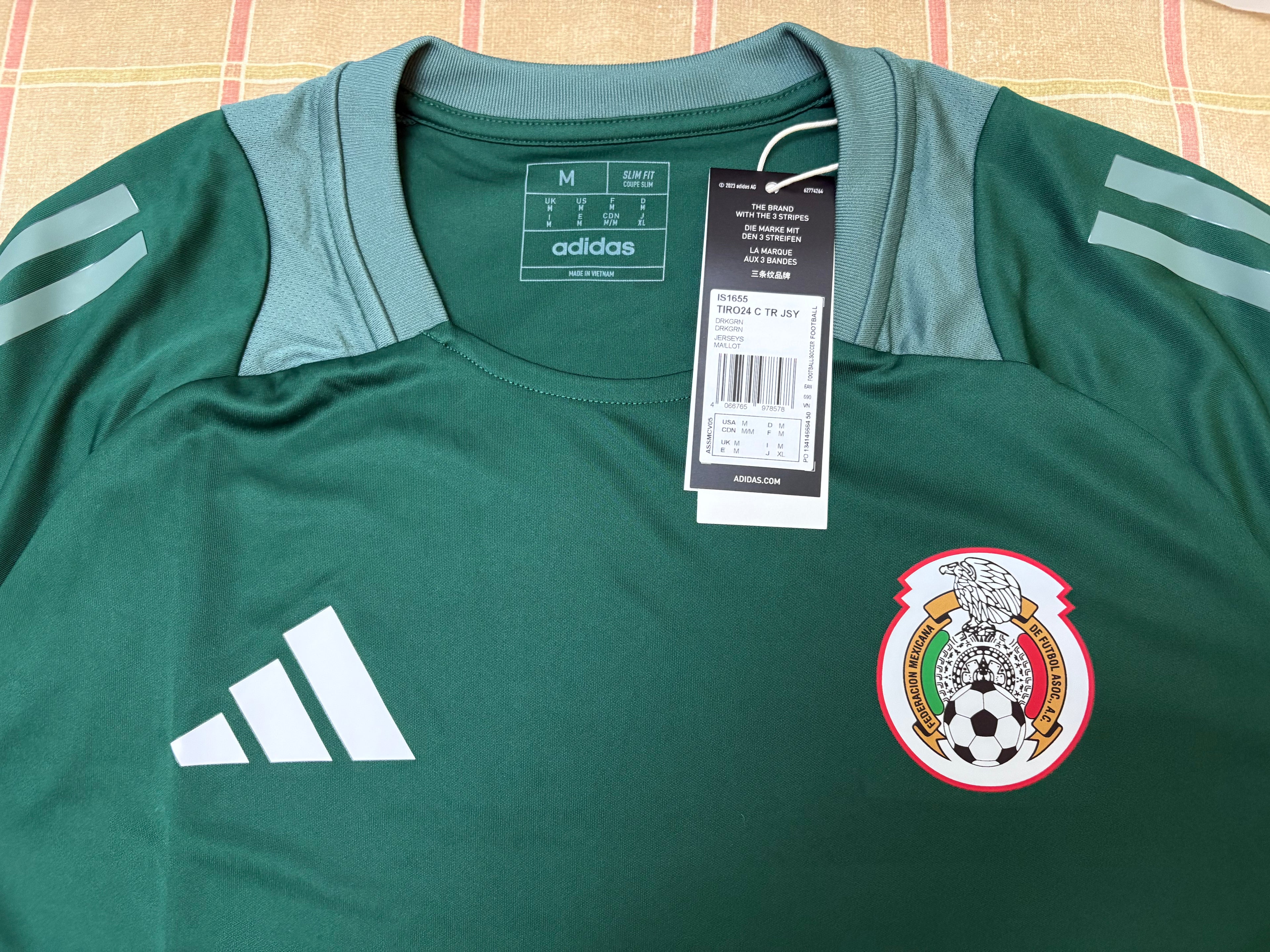 Jersey de entrenamiento Tiro 24 Competition (CON ESCUDO SELECCIÓN NACIONAL DE MÉXICO APLICADO)