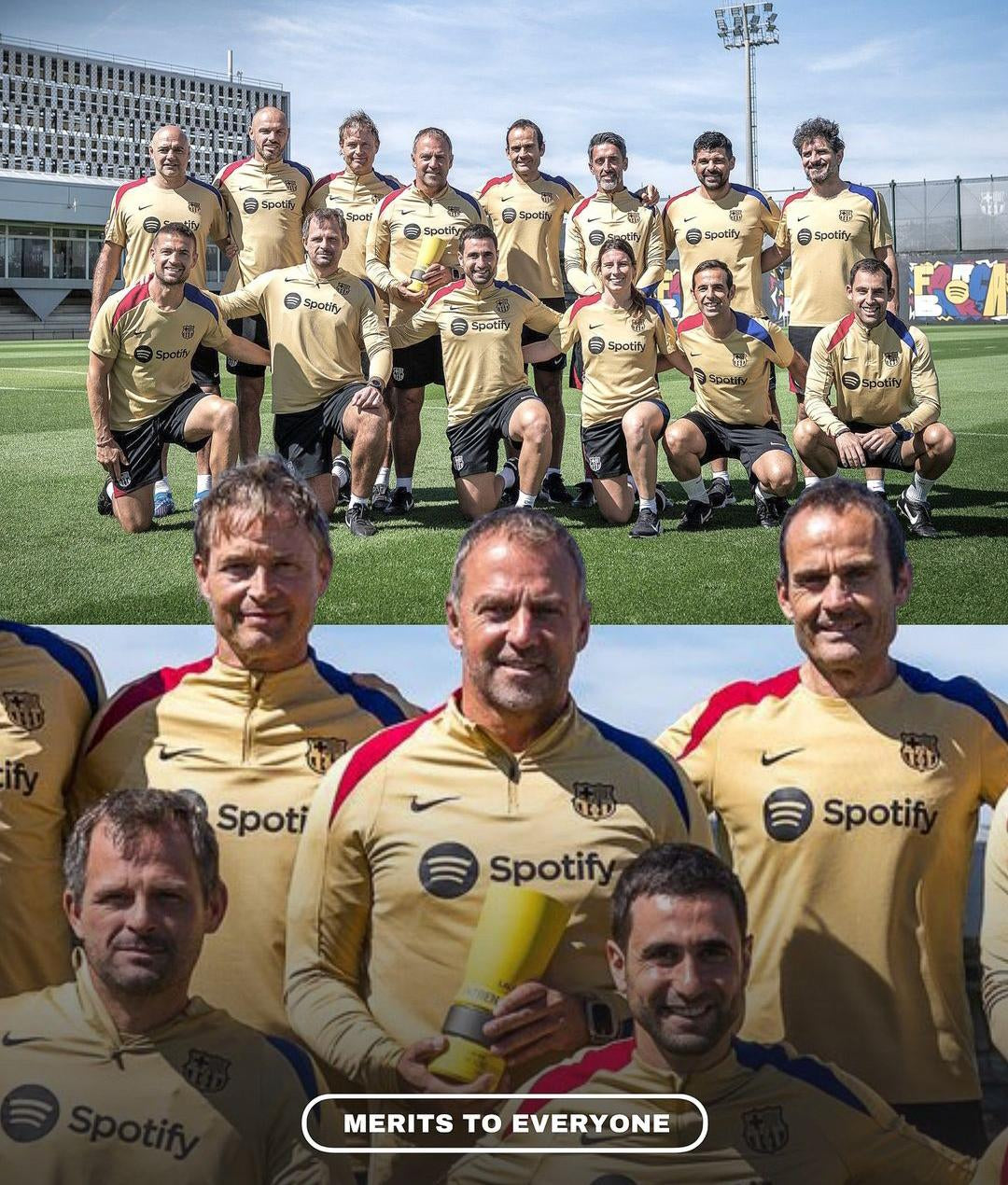 Sudadera de entrenamiento del Staff técnico FC Barcelona