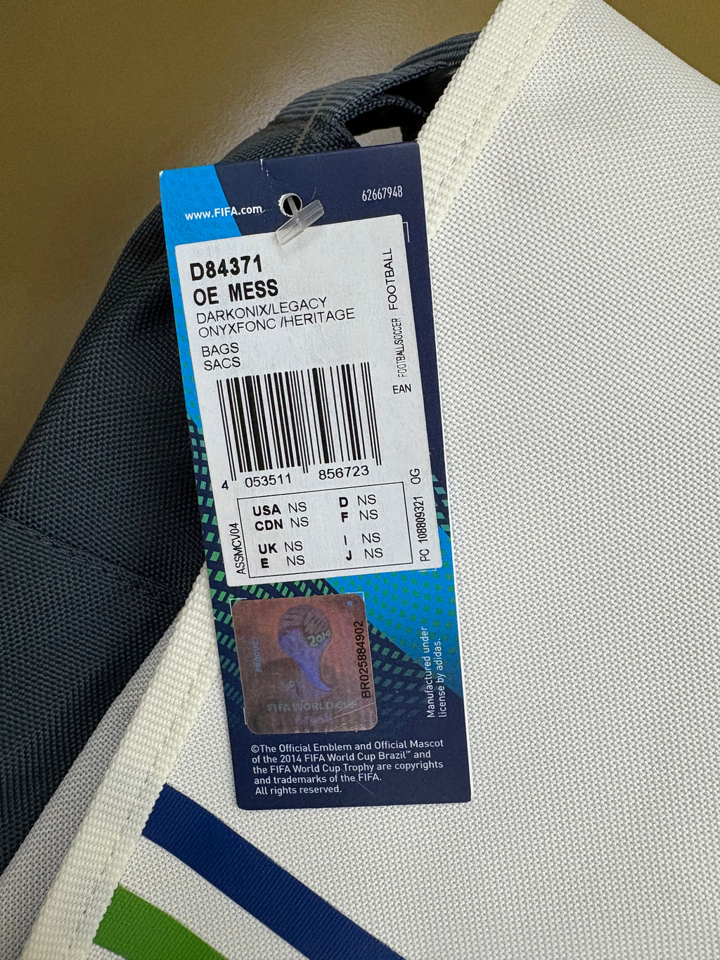 Mochila adidas Brasil 2014