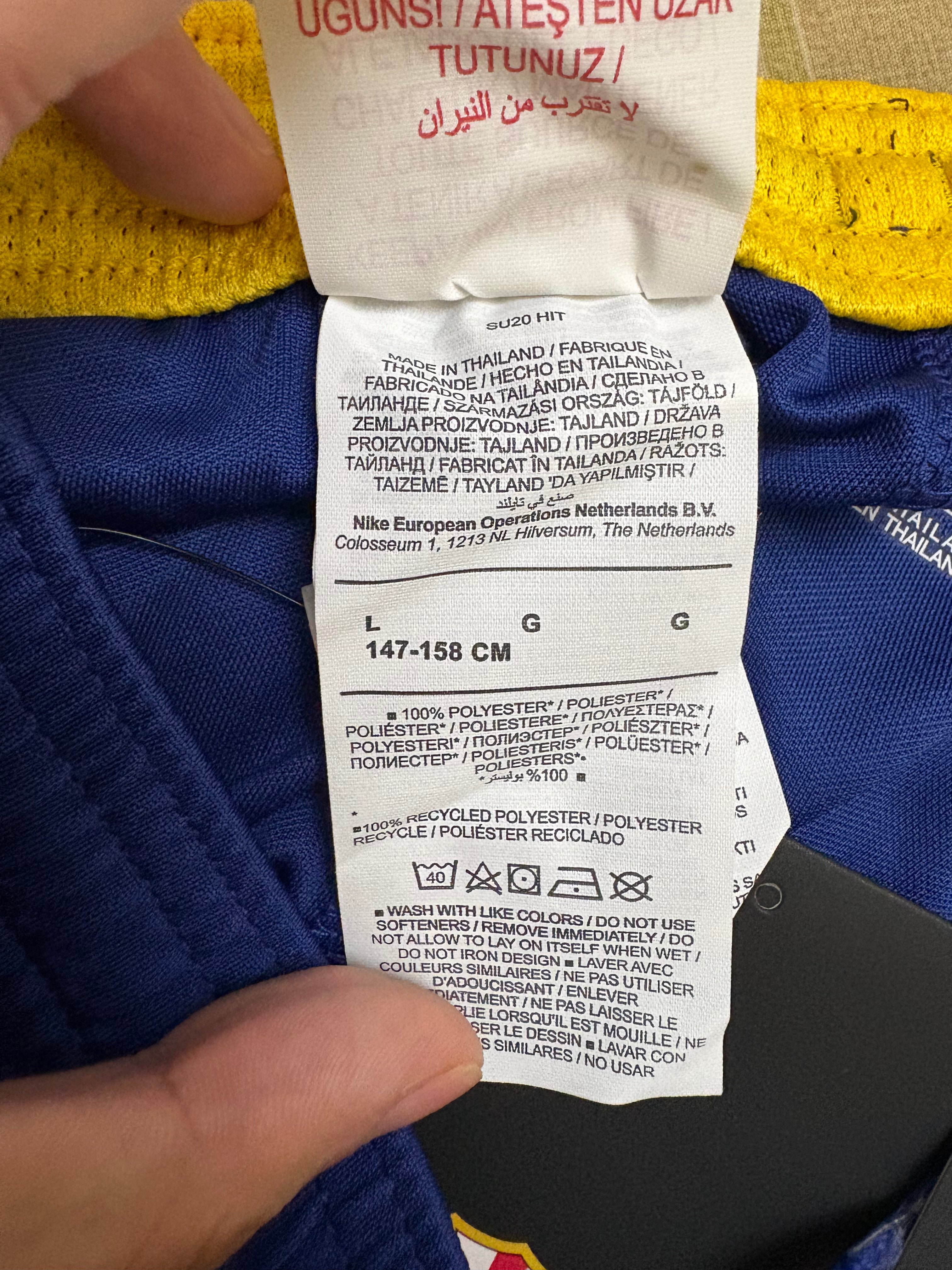 Shorts local FC Barcelona (PARA NIÑOS)