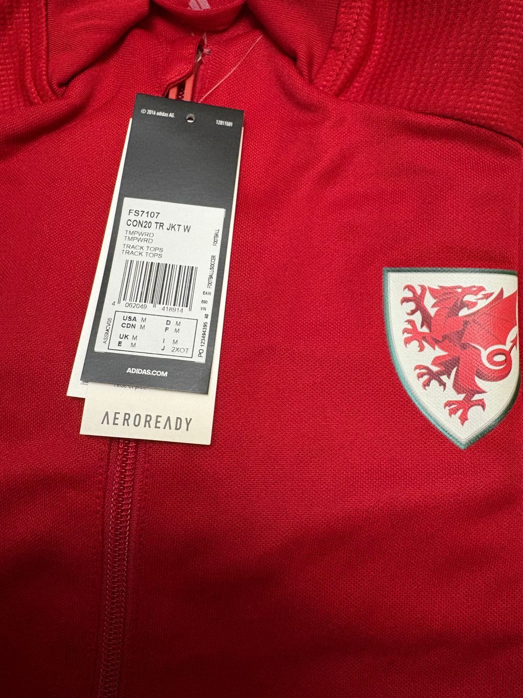 Chamarra de entrenamiento Selección Nacional de Gales (Mujer)