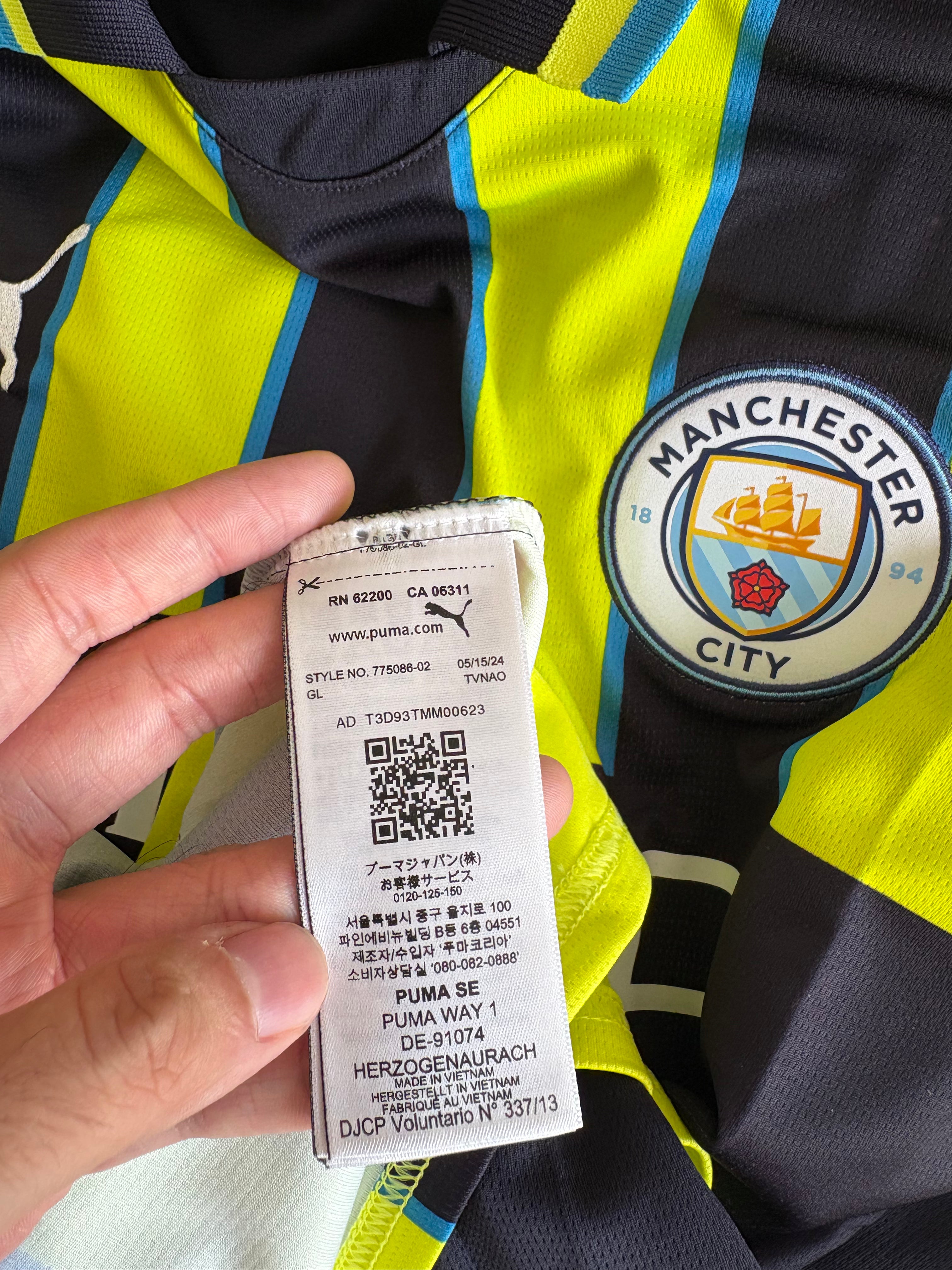 Jersey visitante Manchester City 2024/25