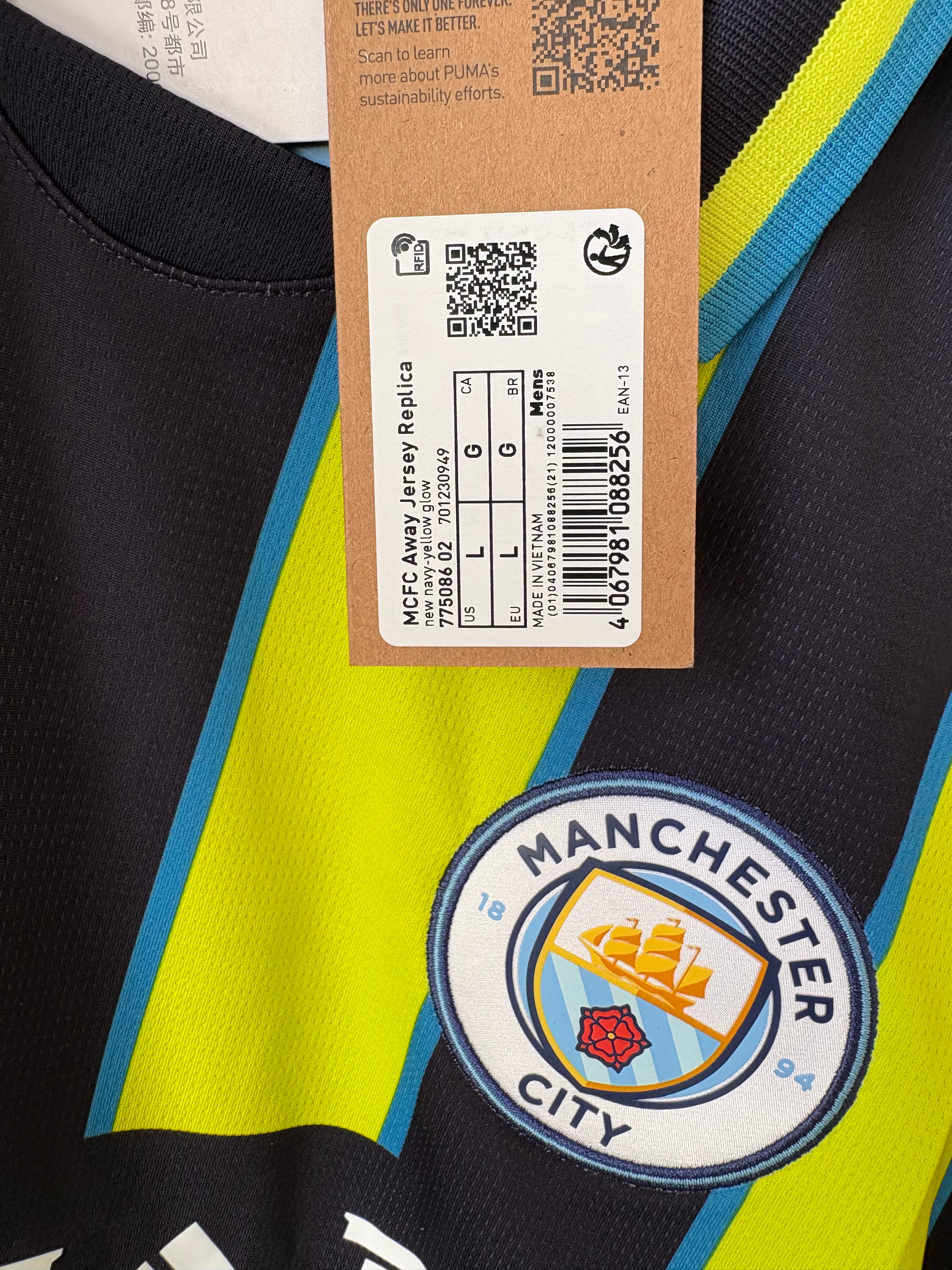 Jersey visitante Manchester City 2024/25