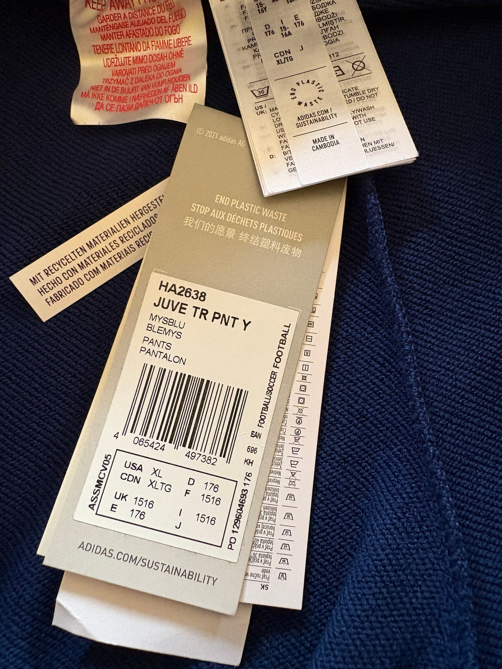 Pants de entrenamiento Juventus (PARA NIÑOS)