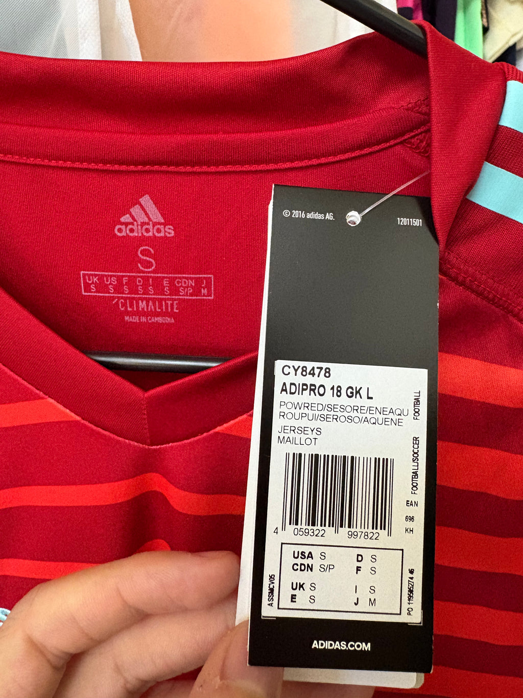 Jersey de Portero Adidas AdiPro 18