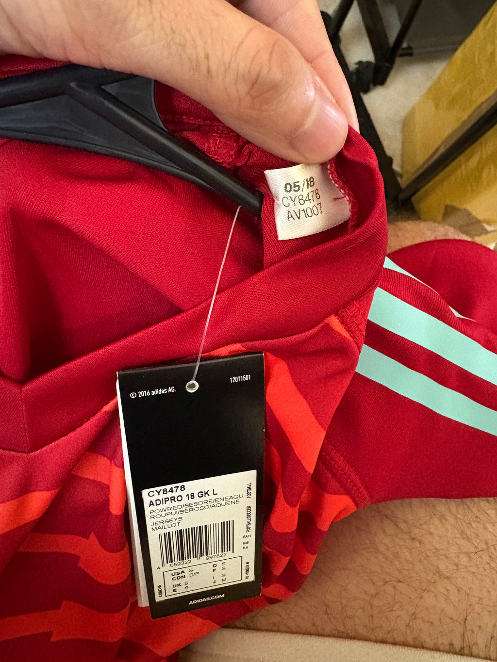 Jersey de Portero Adidas AdiPro 18