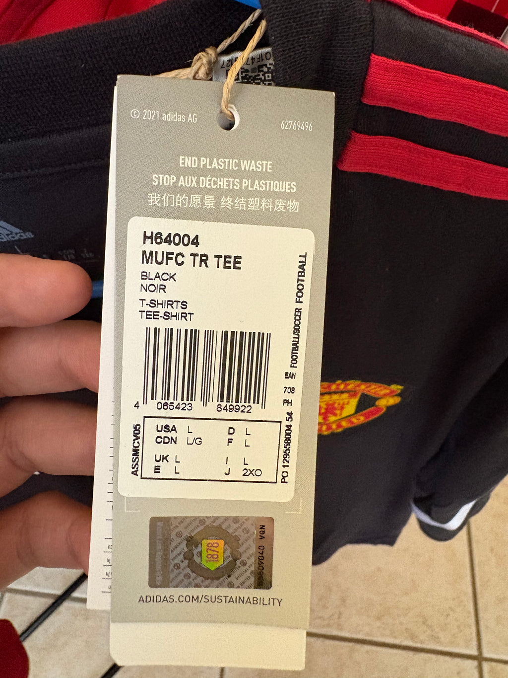 Camiseta de entrenamiento Manchester United