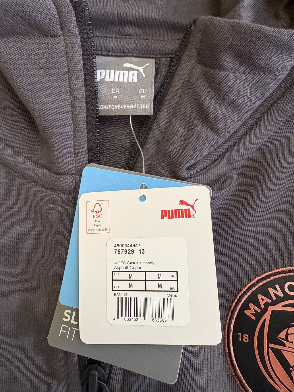 Chamarra con cierre Manchester City