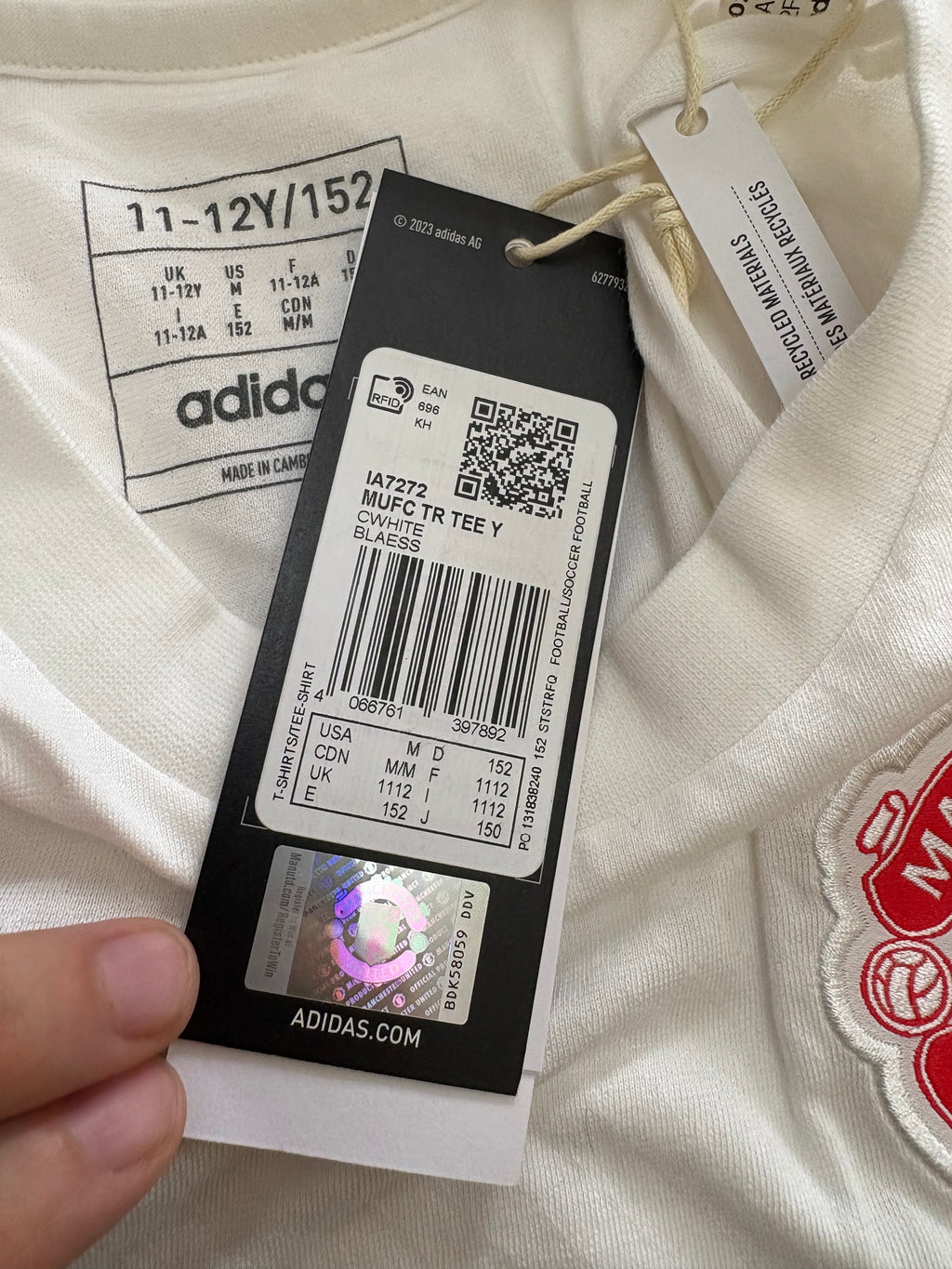 Camiseta de entrenamiento Manchester United (PARA NIÑOS)