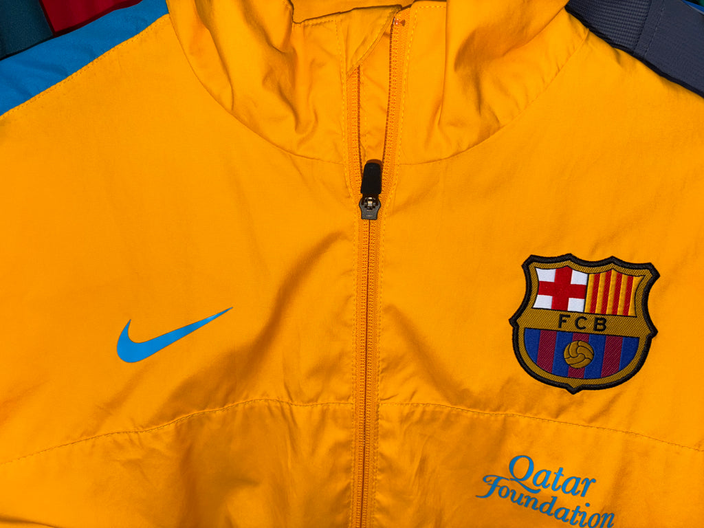 Chamarra impermeable con cierre FC Barcelona