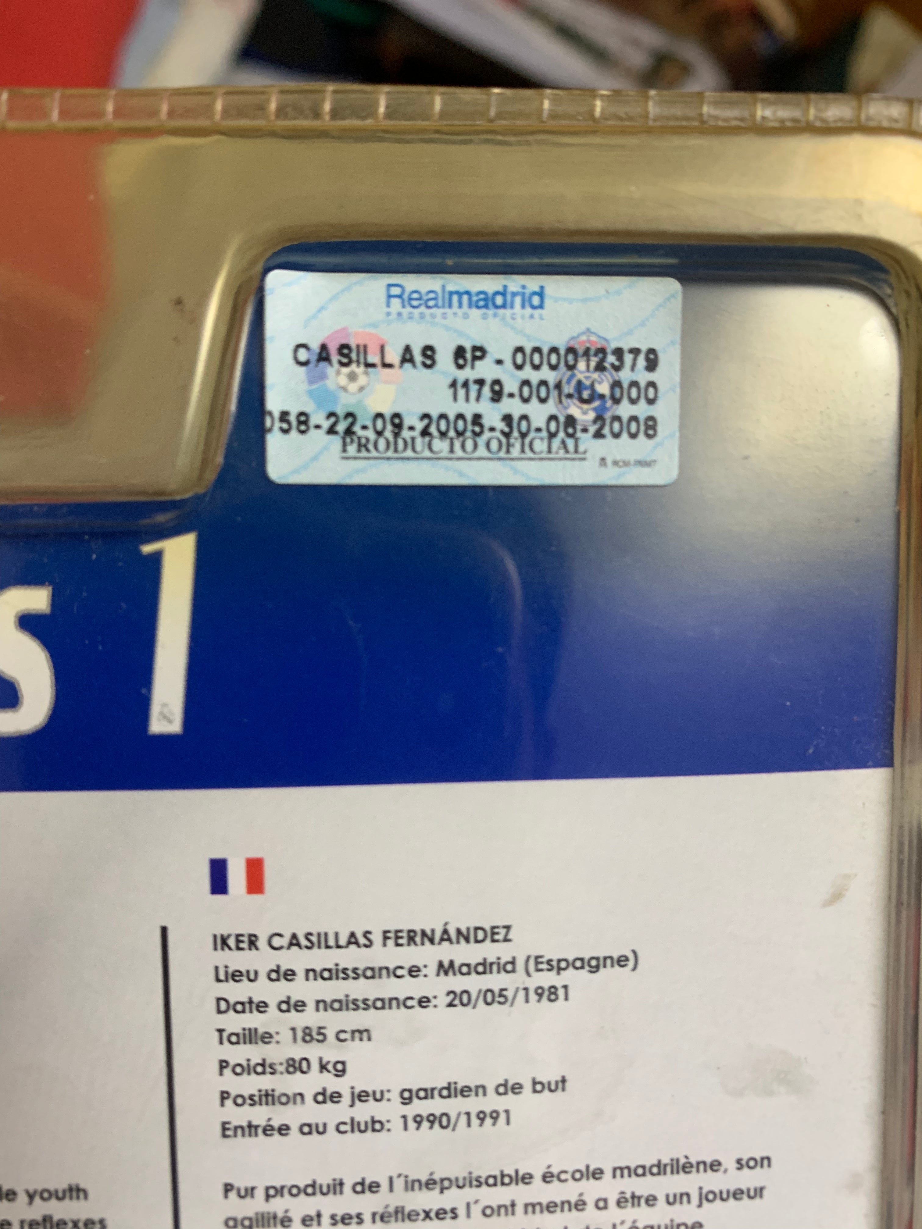 Figura de colección FT Champs Iker Casillas Real Madrid