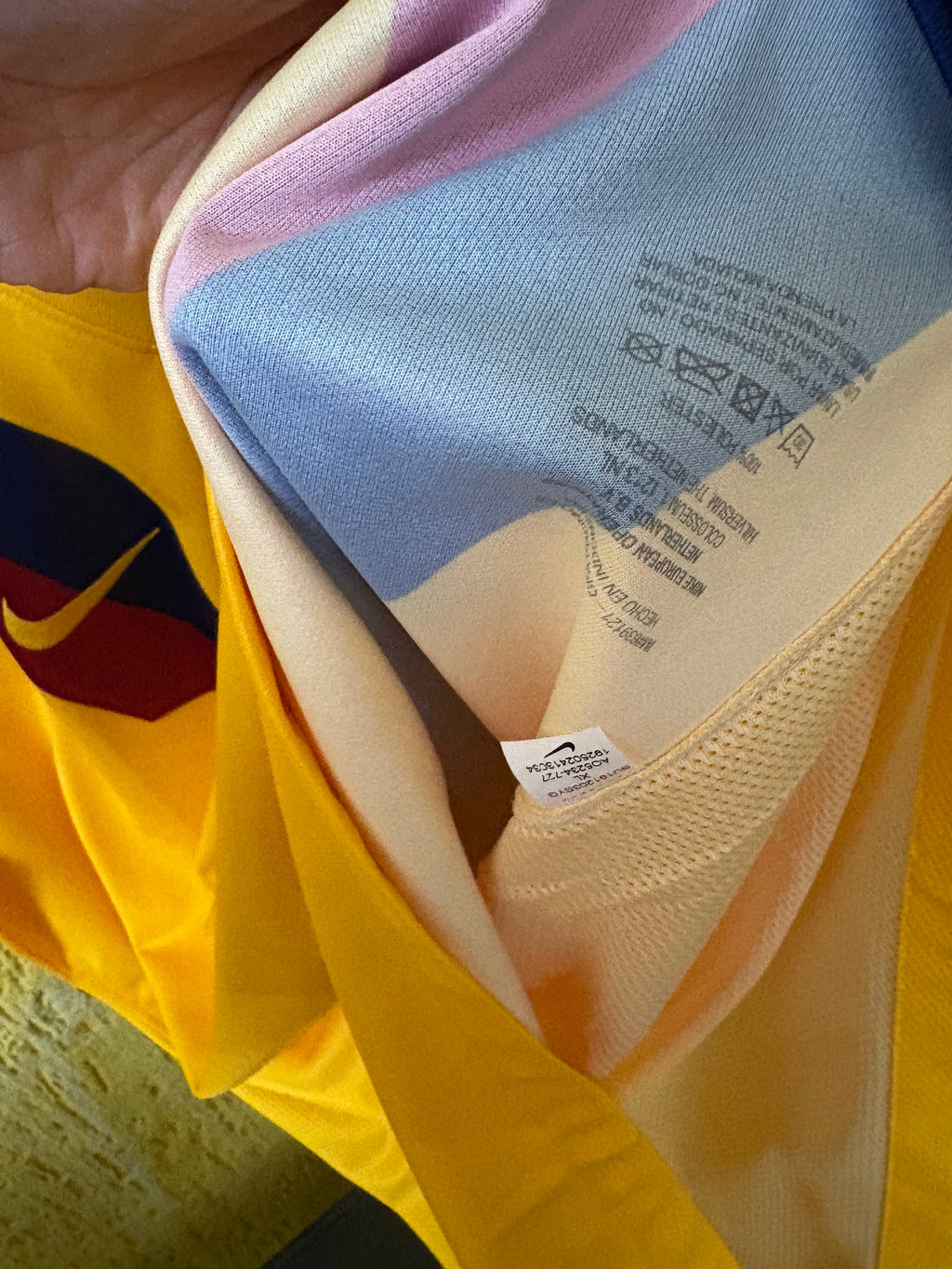 Jersey de utileria visitante Barcelona