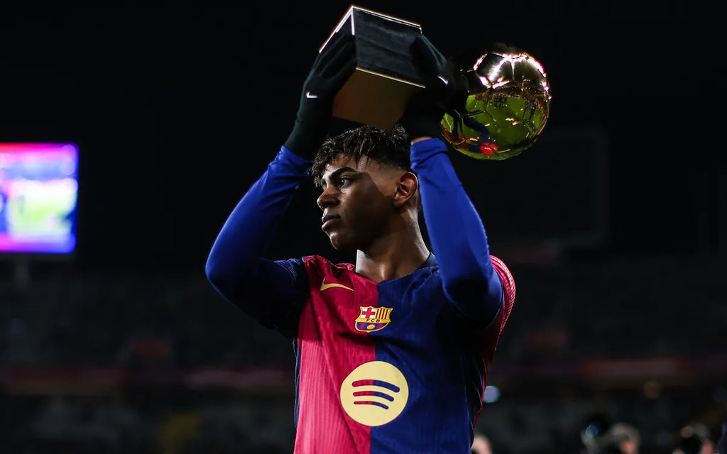 Jersey local FC Barcelona 26/27 LAMINE YAMAL CHAMPIONS LEAGUE