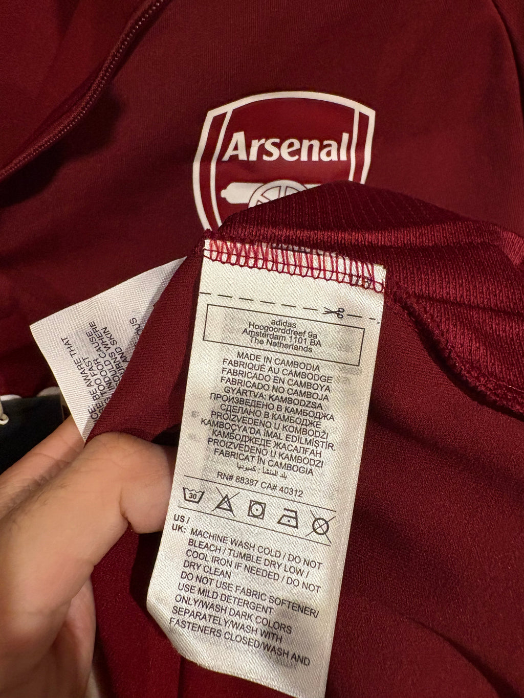 Sudadera de entrenamiento Arsenal FC