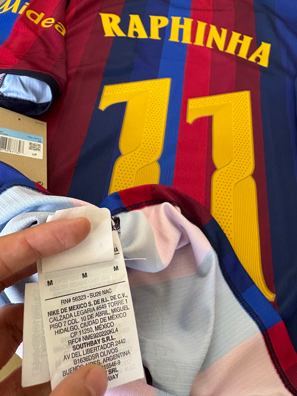 Jersey local FC Barcelona 26/27 RAPHINHA FAN