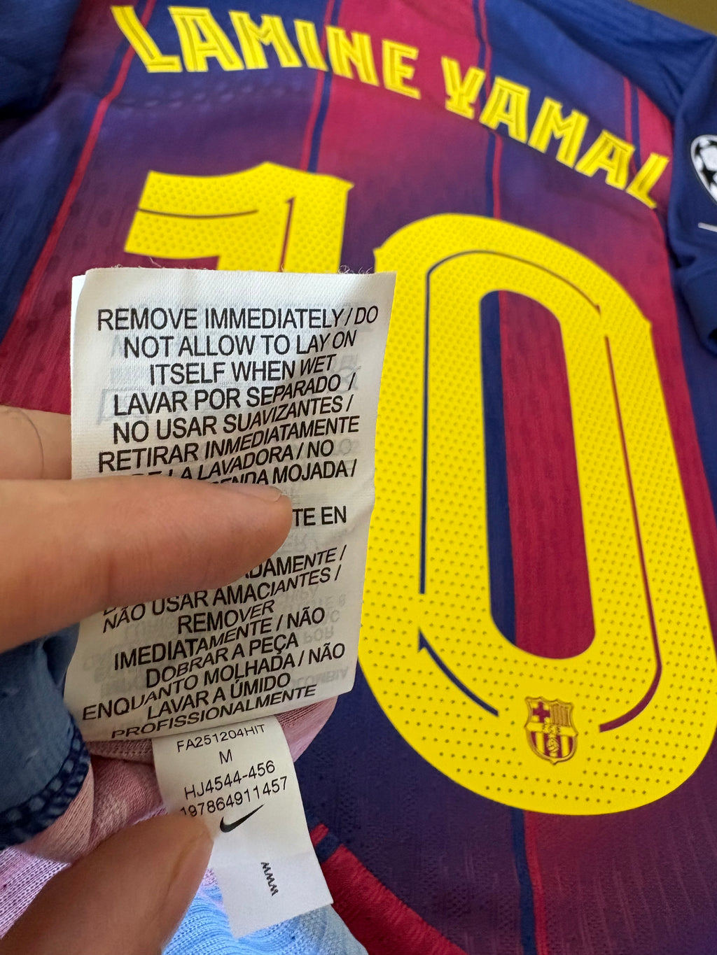 Jersey local FC Barcelona 25/26 LAMINE YAMAL
