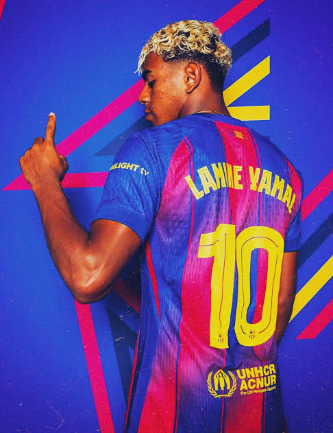 Jersey local FC Barcelona 25/26 LAMINE YAMAL