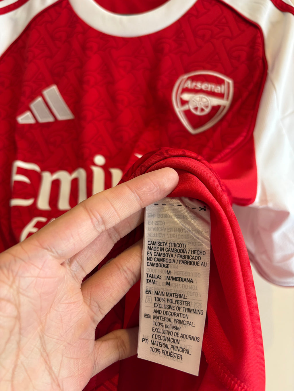 Jersey local Arsenal 26/27