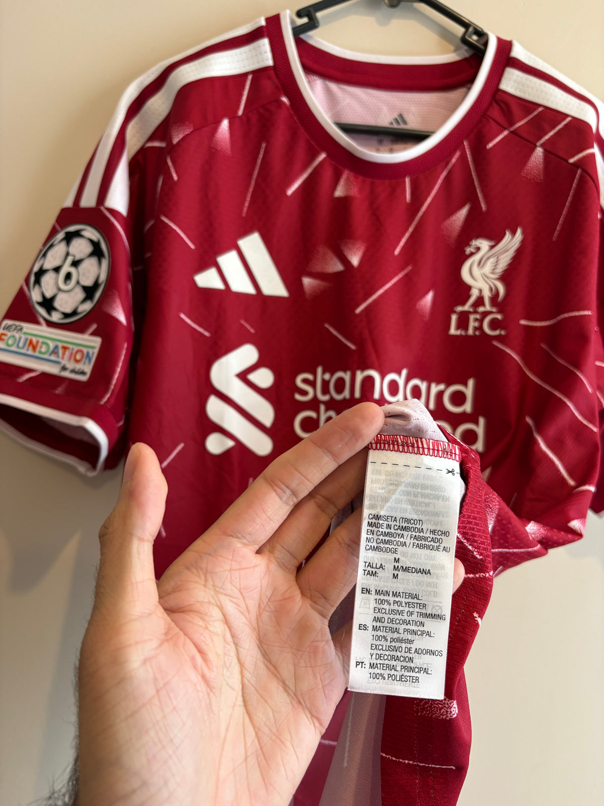 Jersey local Liverpool FC 26/27 CHAMPIONS LEAGUE