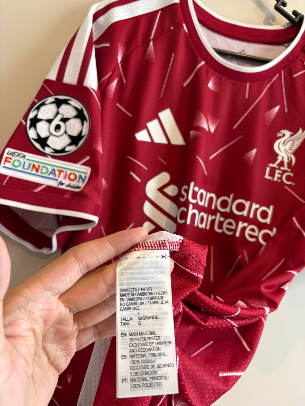 Jersey local Liverpool FC 26/27 CHAMPIONS LEAGUE