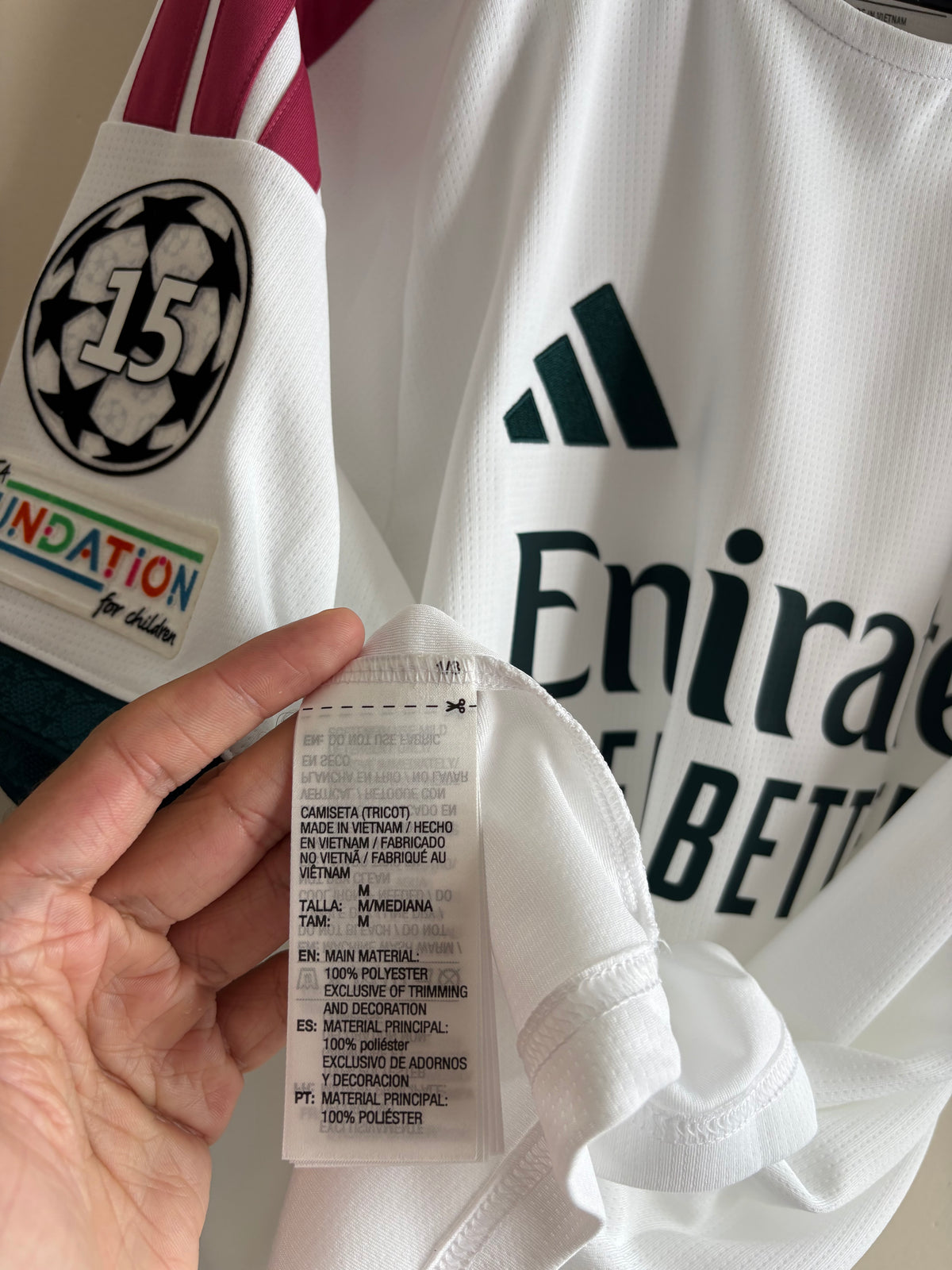 Jersey local Real Madrid 26/27 Champions League
