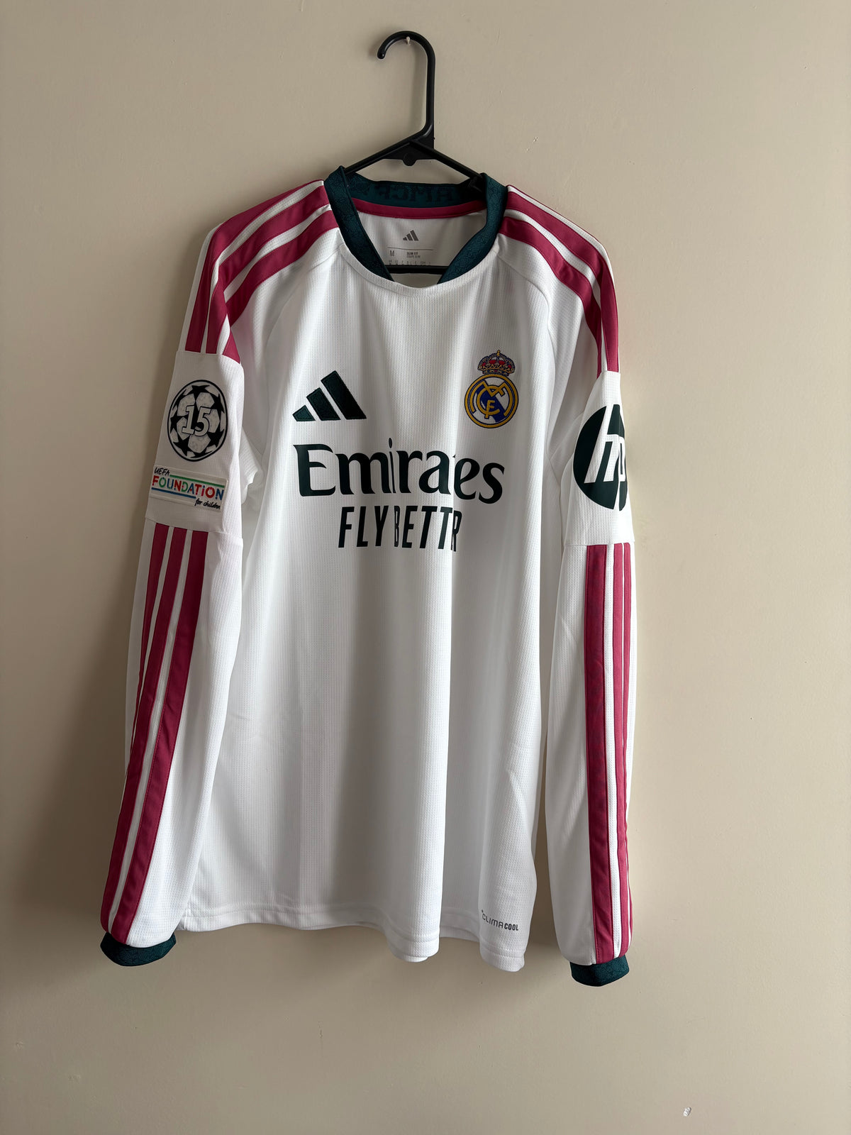 Jersey local Real Madrid 26/27 MANGA LARGA CHAMPIONS LEAGUE