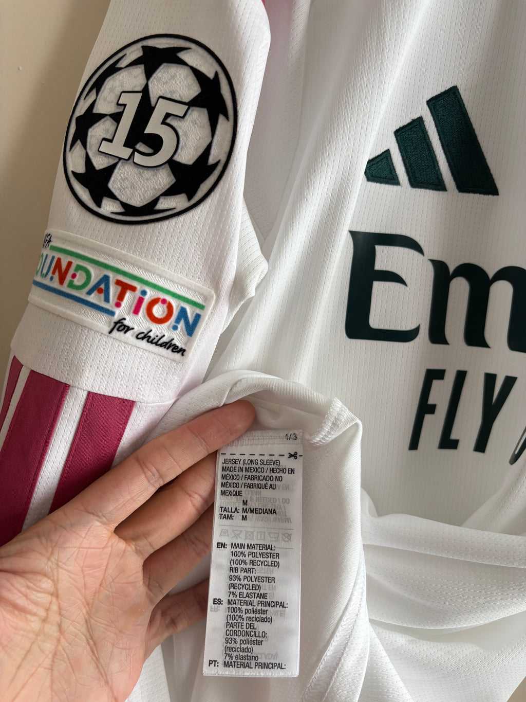 Jersey local Real Madrid 26/27 MANGA LARGA CHAMPIONS LEAGUE