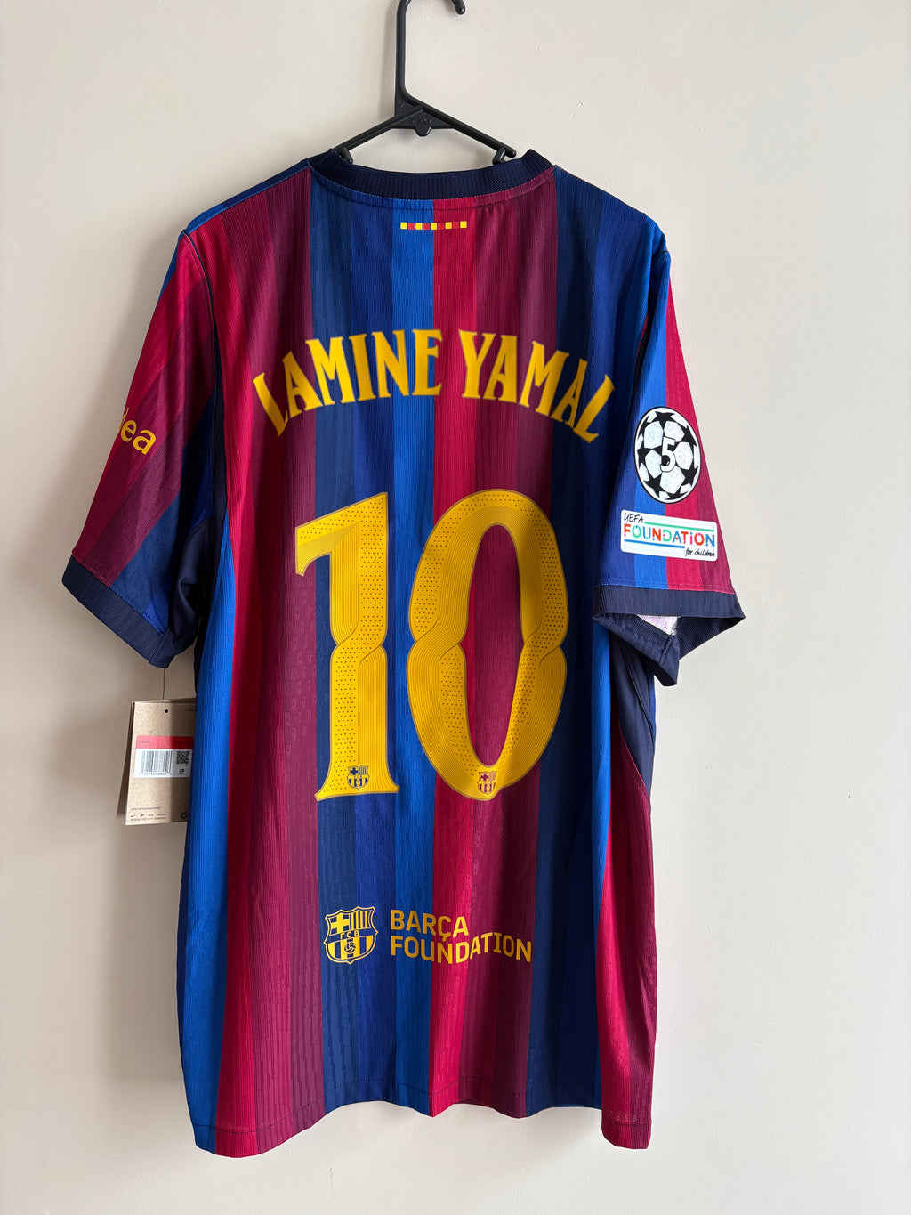 Jersey local FC Barcelona 26/27 LAMINE YAMAL CHAMPIONS LEAGUE