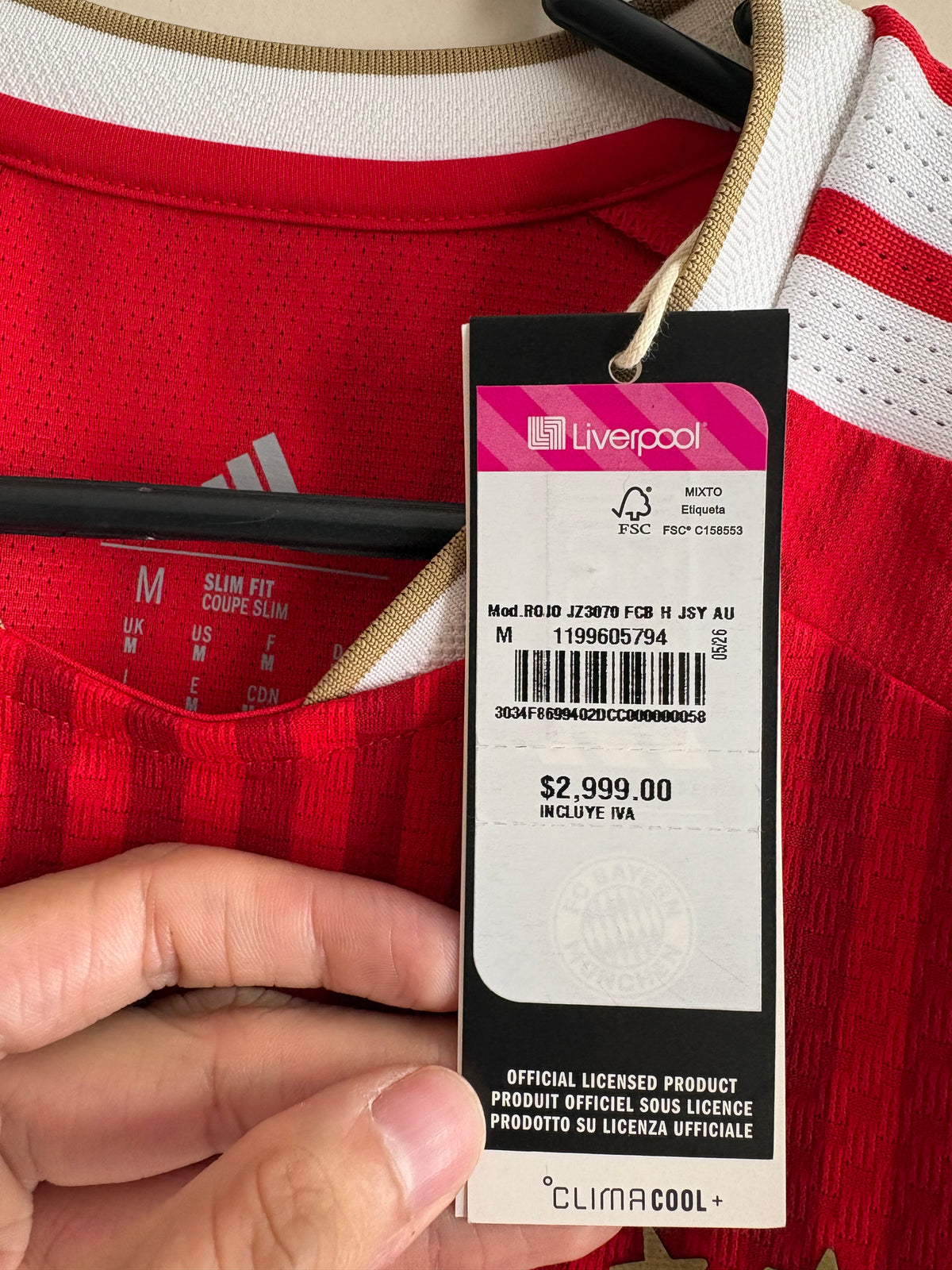 Jersey local FC Bayern Munich 26/27