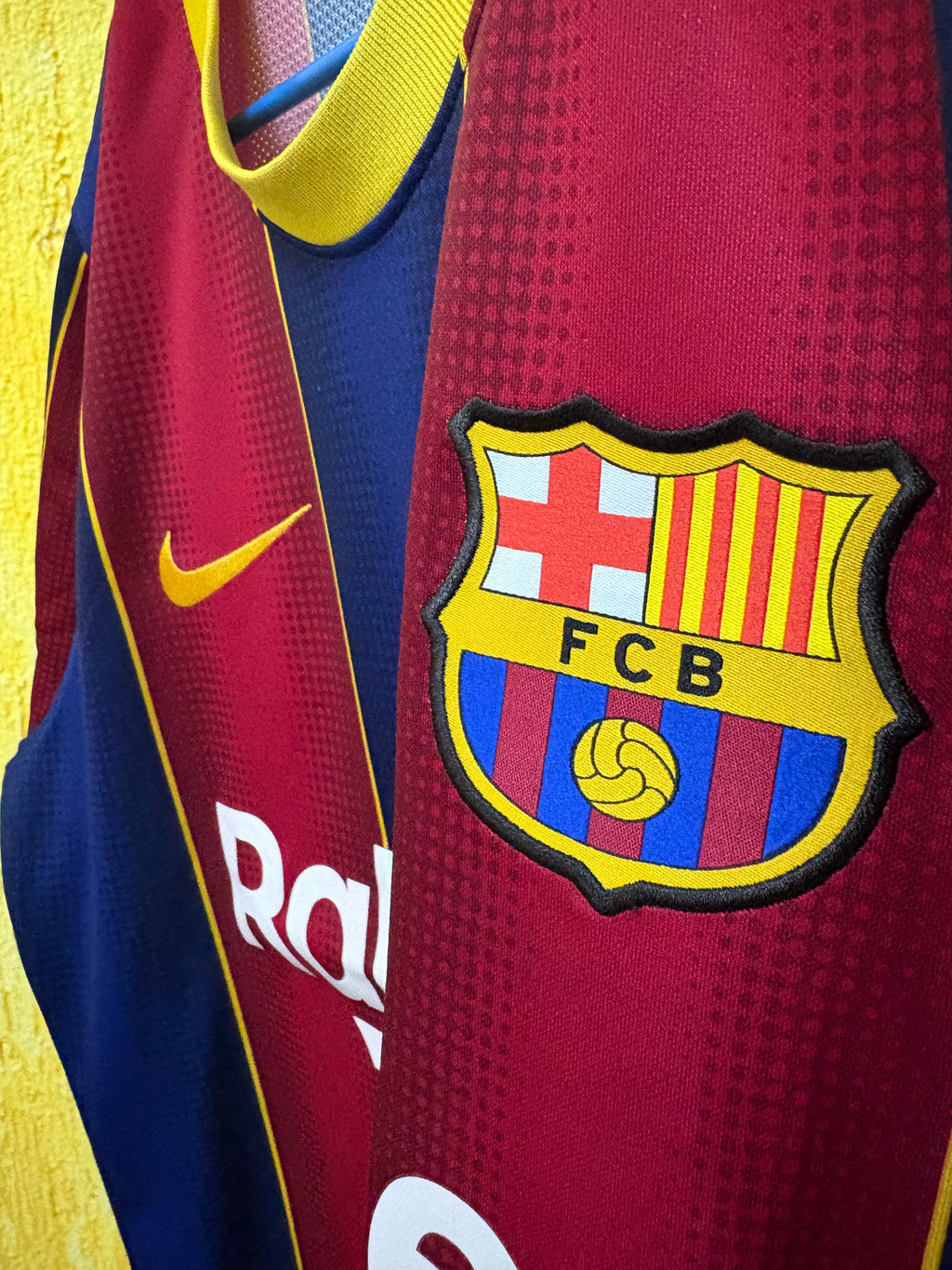 Jersey local FC Barcelona 20/21  Utileria (MESSI)
