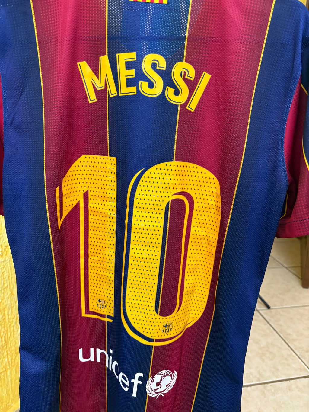 Jersey local FC Barcelona 20/21  Utileria (MESSI)