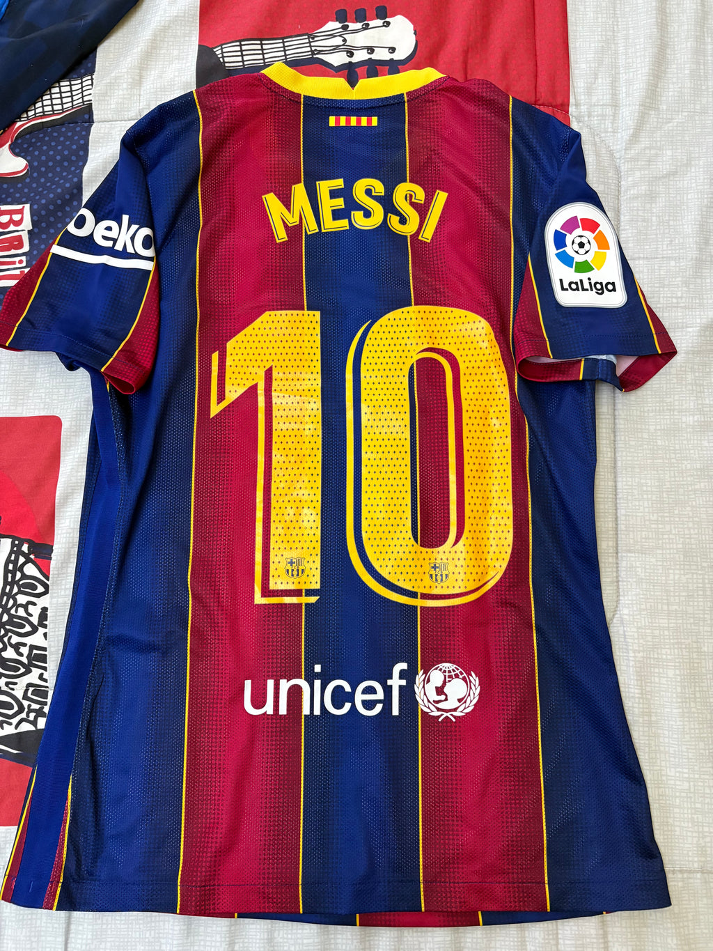 Jersey local FC Barcelona 20/21  Utileria (MESSI)