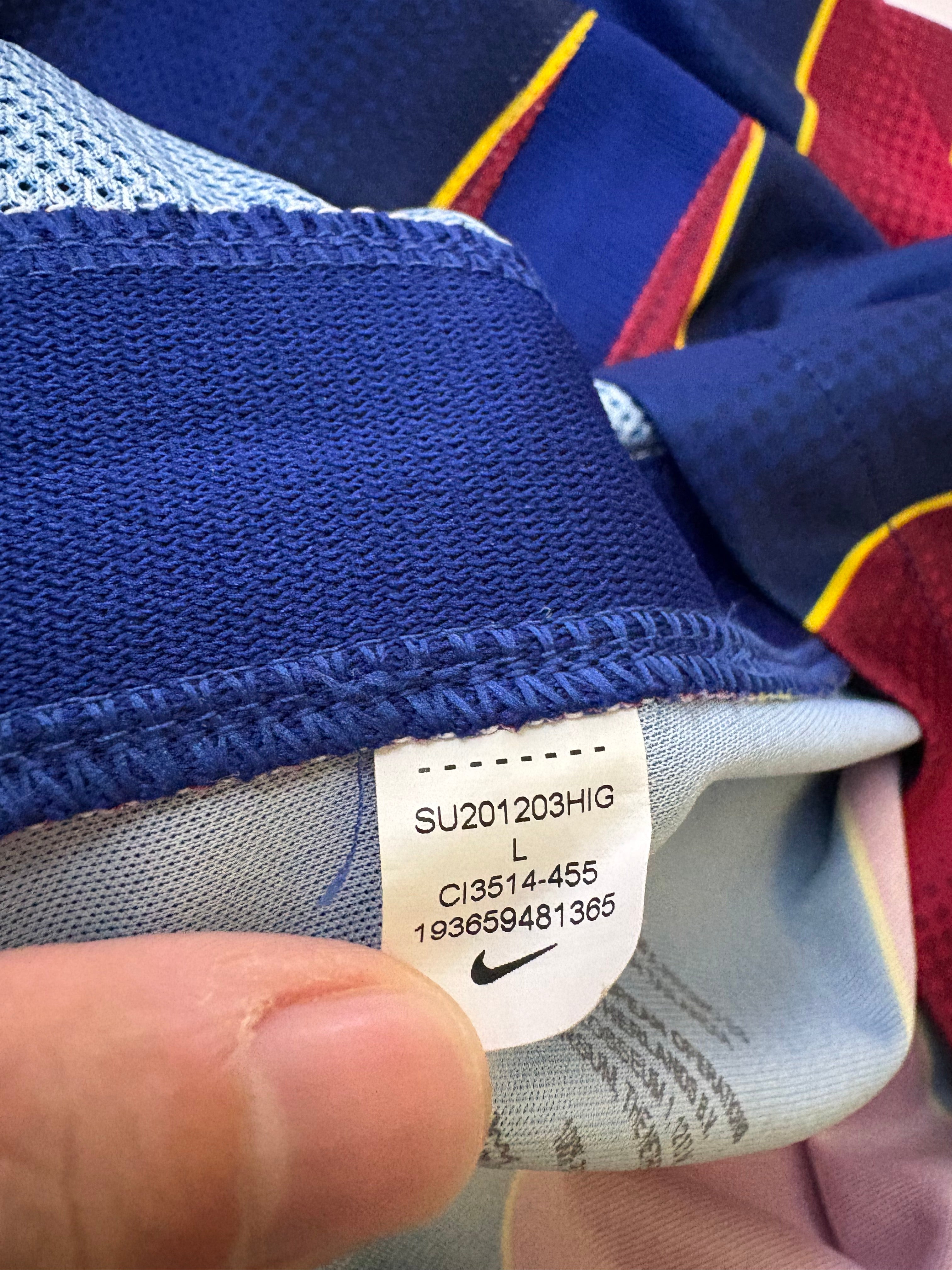 Jersey local FC Barcelona 20/21  Utileria (MESSI)