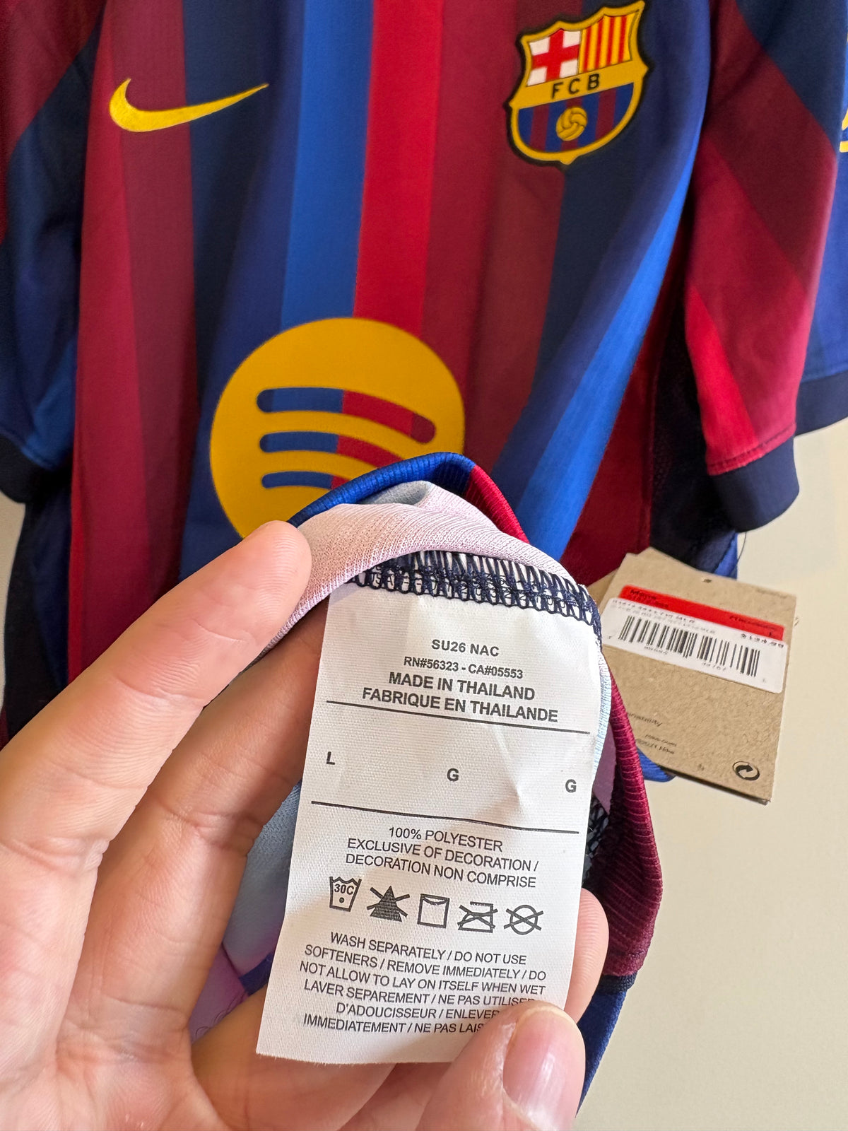Jersey local FC Barcelona 26/27 LAMINE YAMAL LIGA