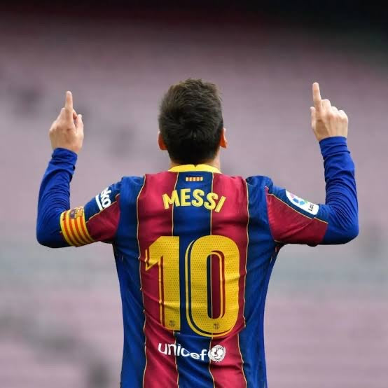 Jersey local FC Barcelona 20/21  Utileria (MESSI)