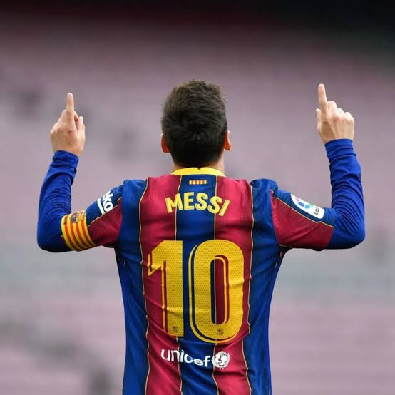 Jersey local FC Barcelona 20/21  Utileria (MESSI)