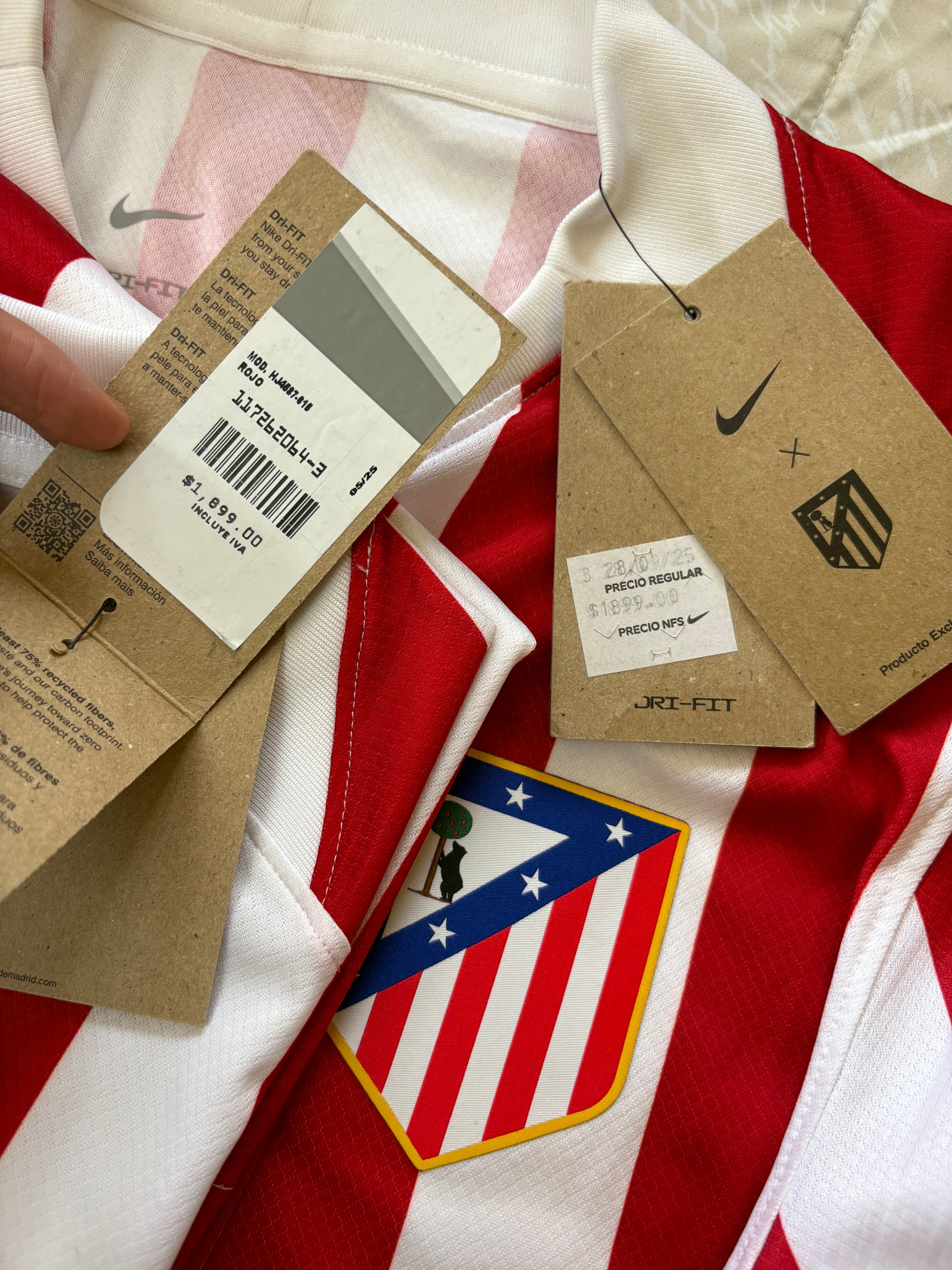 Jersel local Atlético de Madrid 25/ 26